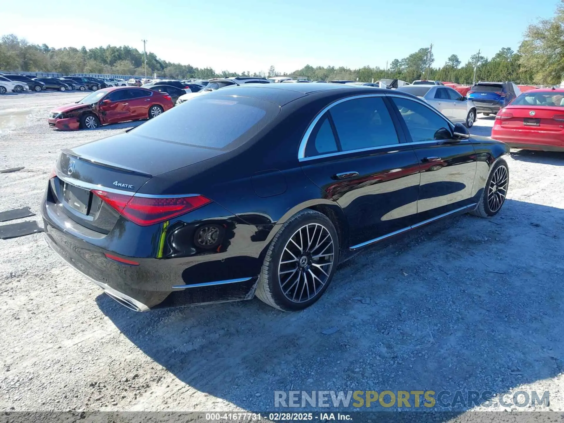4 fotografías del automóvil dañado W1K6G7GB8MA018208 MERCEDES-BENZ S 580 2021