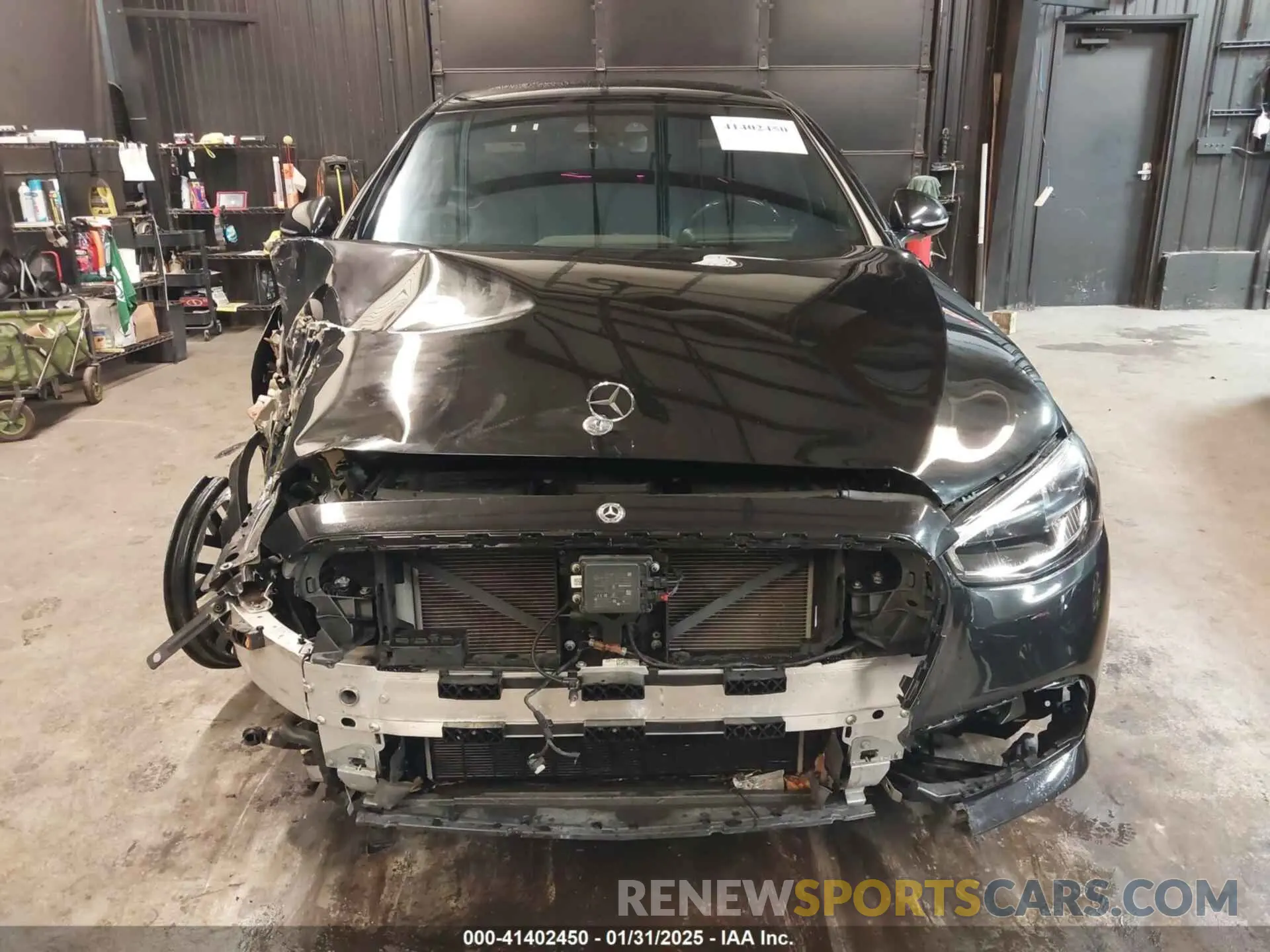 12 fotografías del automóvil dañado W1K6G7GBXMA032708 MERCEDES-BENZ S 580 2021