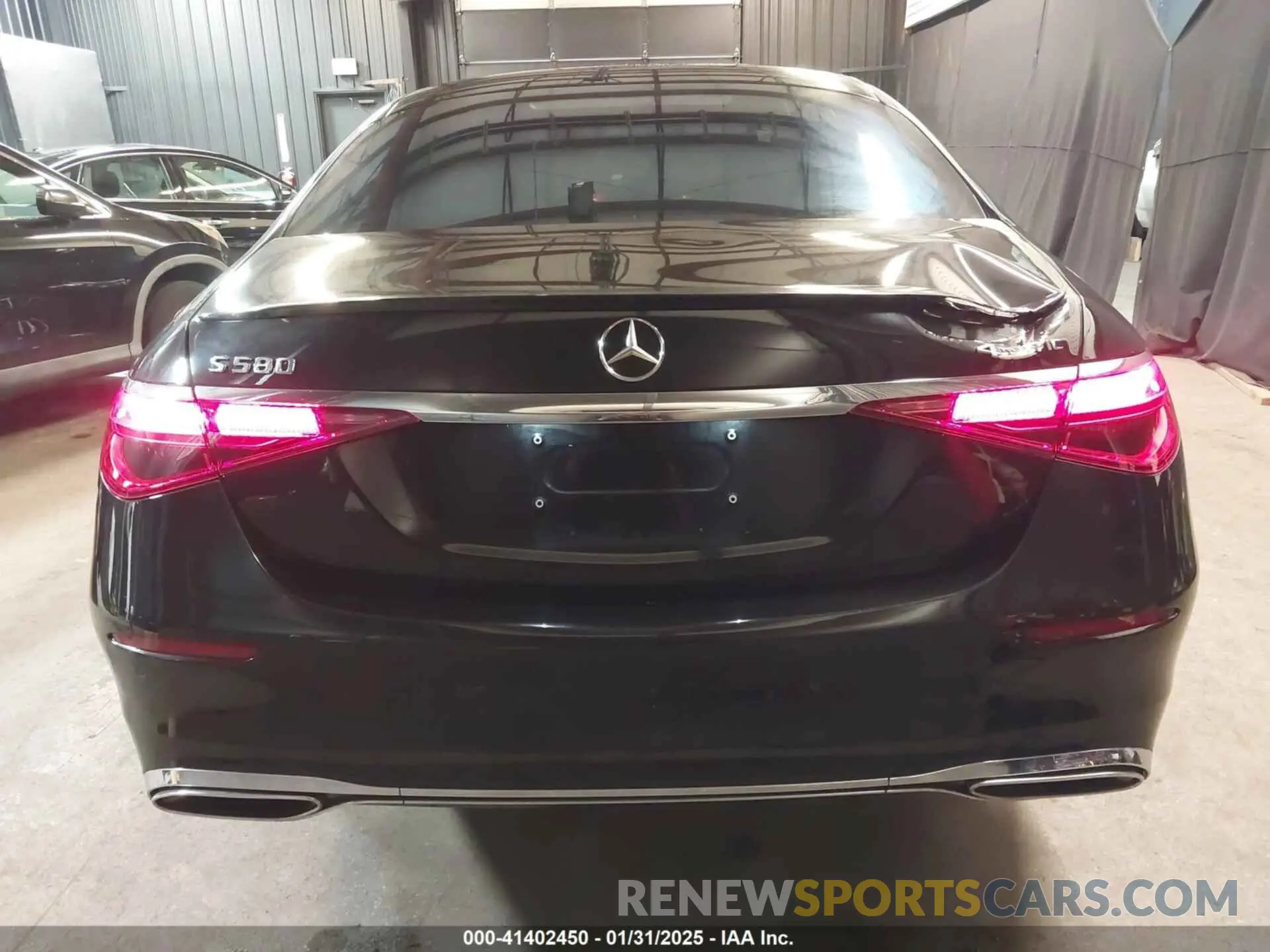 16 fotografías del automóvil dañado W1K6G7GBXMA032708 MERCEDES-BENZ S 580 2021