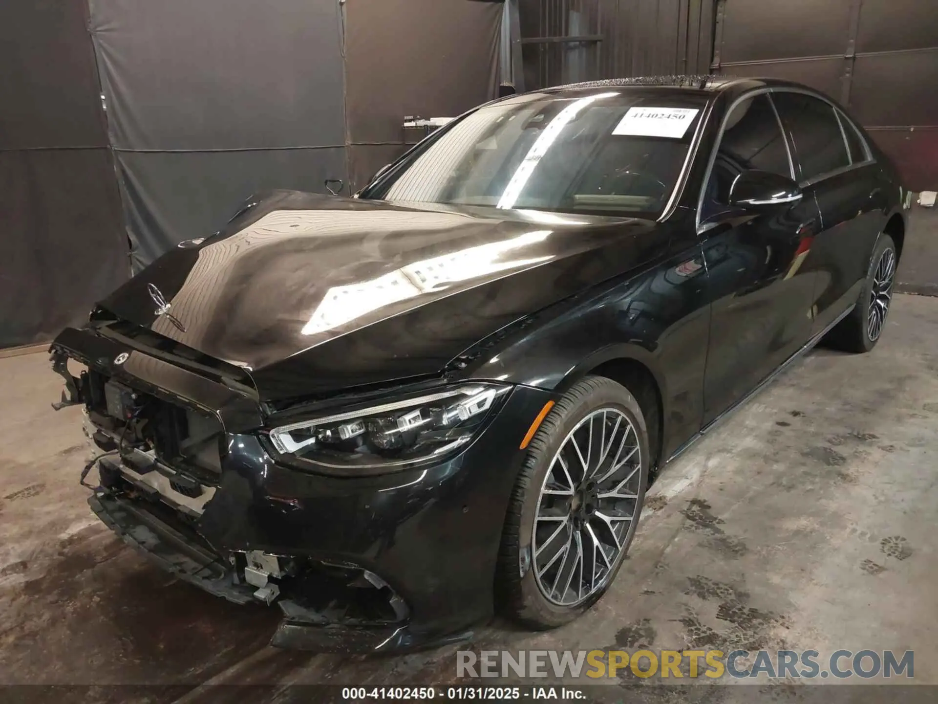 2 fotografías del automóvil dañado W1K6G7GBXMA032708 MERCEDES-BENZ S 580 2021