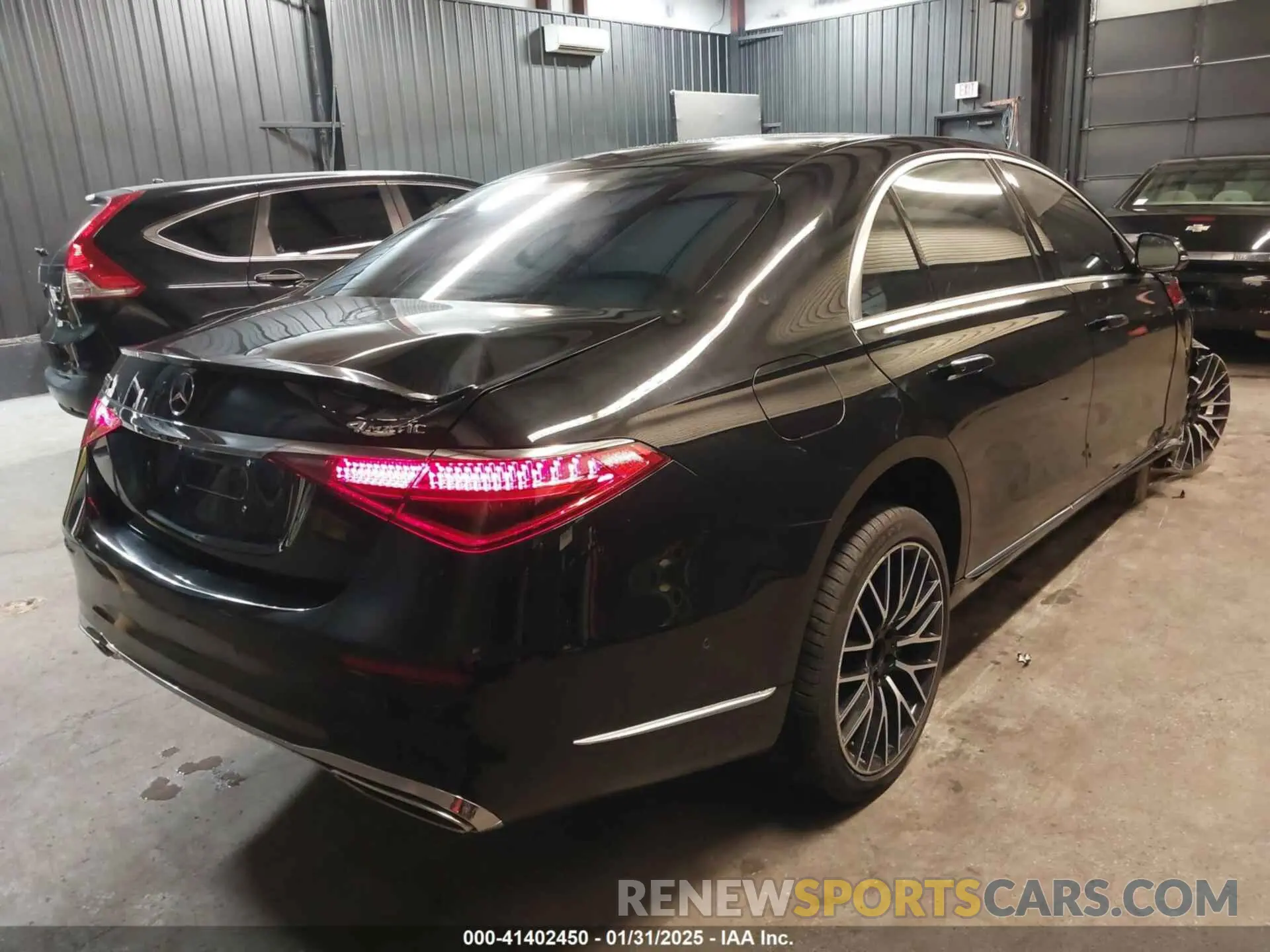 4 fotografías del automóvil dañado W1K6G7GBXMA032708 MERCEDES-BENZ S 580 2021
