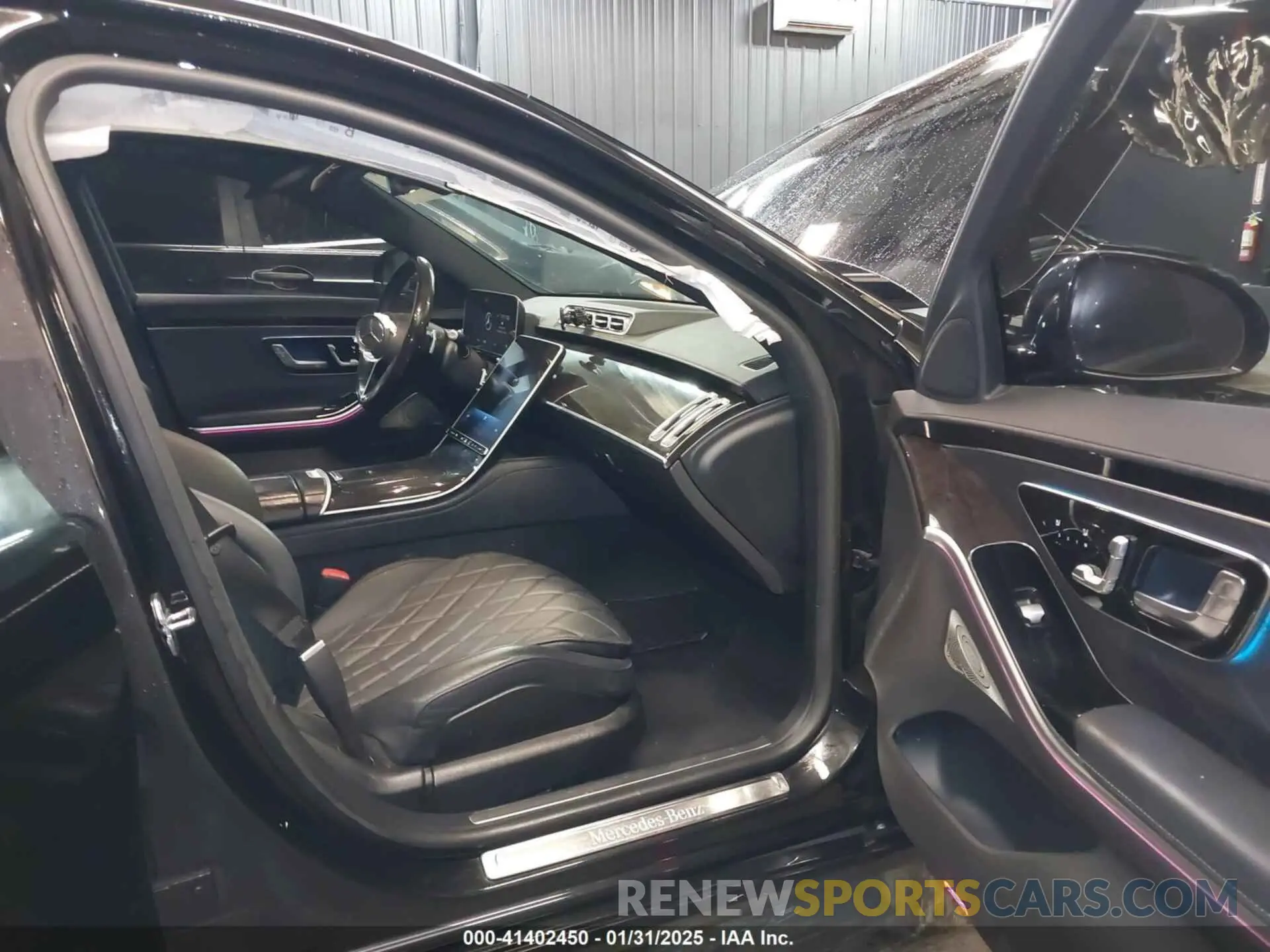 5 fotografías del automóvil dañado W1K6G7GBXMA032708 MERCEDES-BENZ S 580 2021