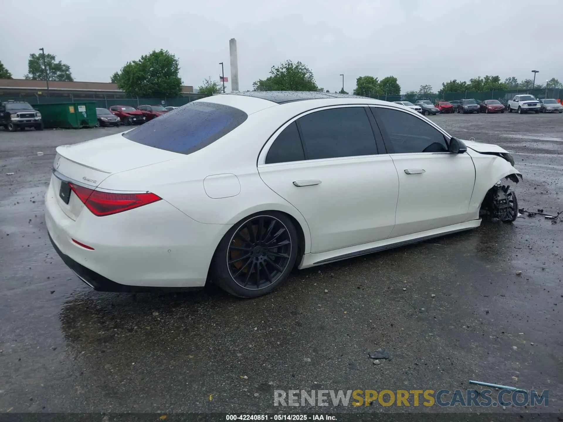 4 fotografías del automóvil dañado W1K6G7GB0NA143124 MERCEDES-BENZ S 580 2022