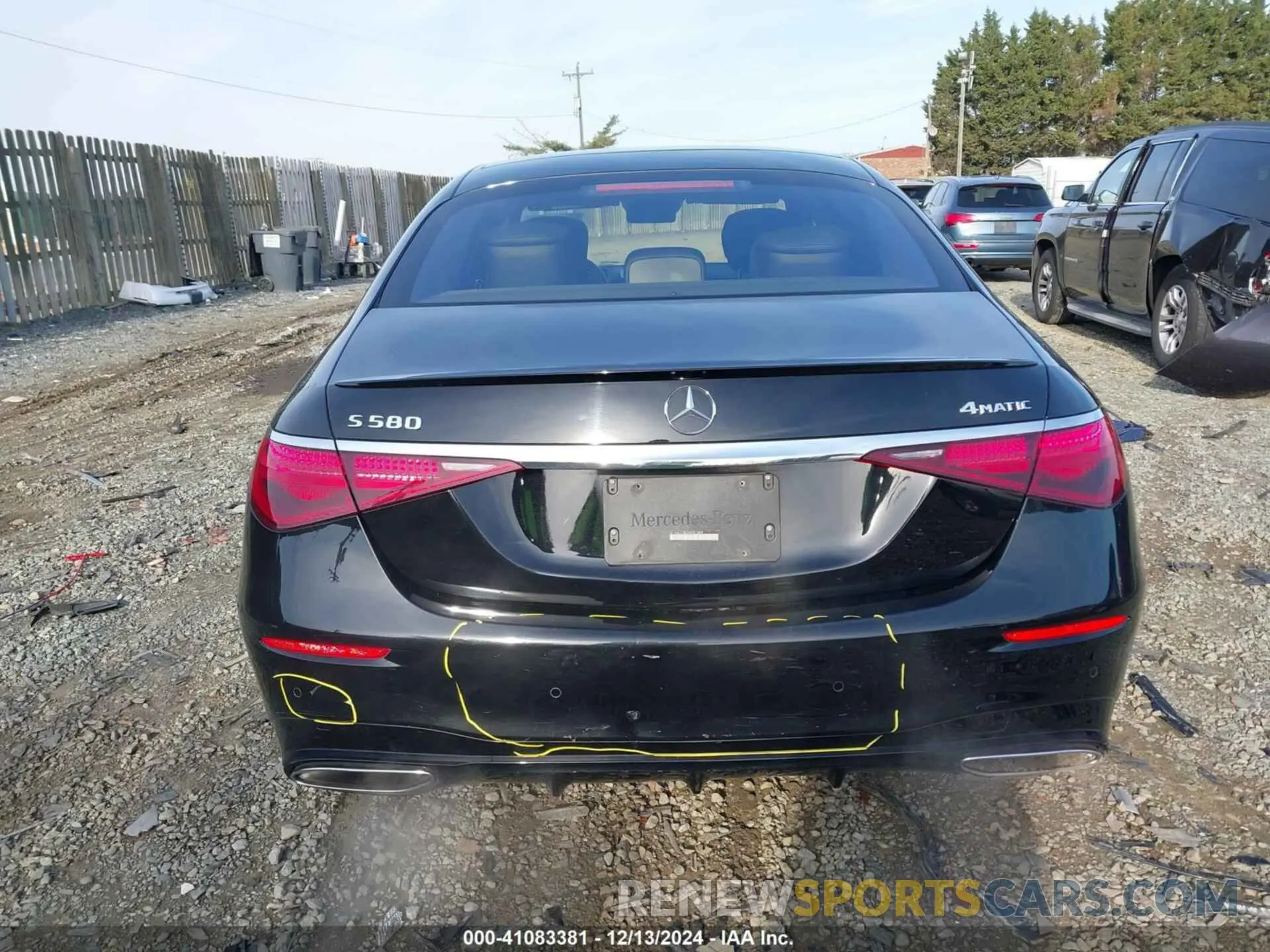 16 fotografías del automóvil dañado W1K6G7GB2NA091849 MERCEDES-BENZ S 580 2022