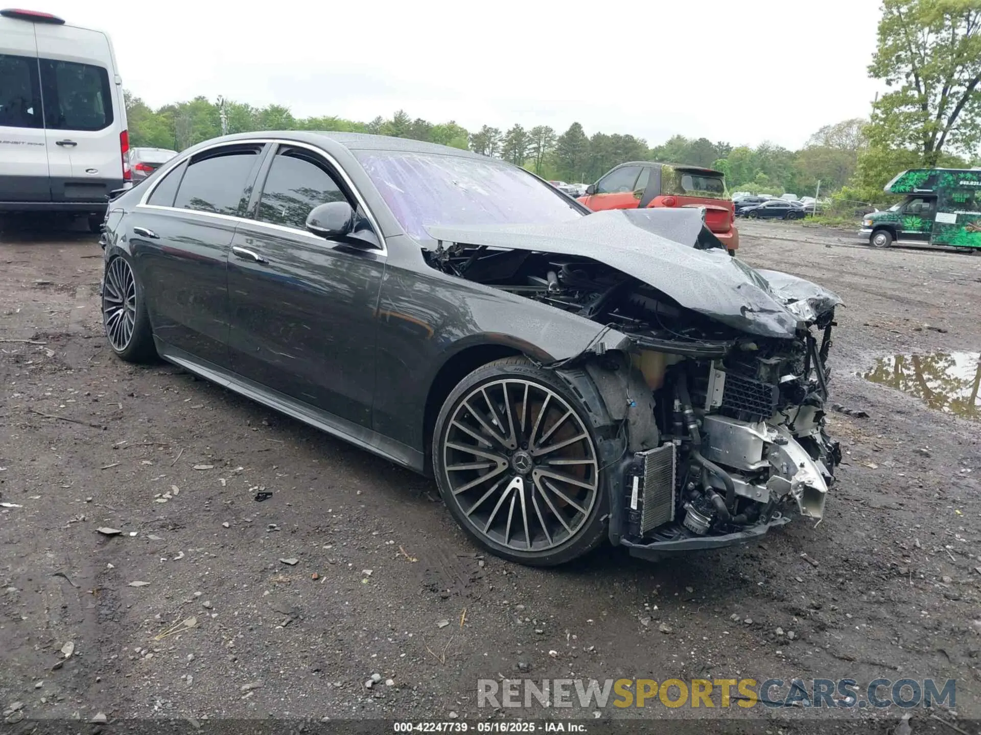 1 fotografías del automóvil dañado W1K6G7GB3NA065888 MERCEDES-BENZ S 580 2022