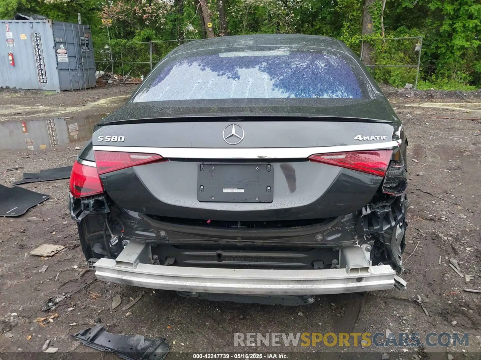 16 fotografías del automóvil dañado W1K6G7GB3NA065888 MERCEDES-BENZ S 580 2022