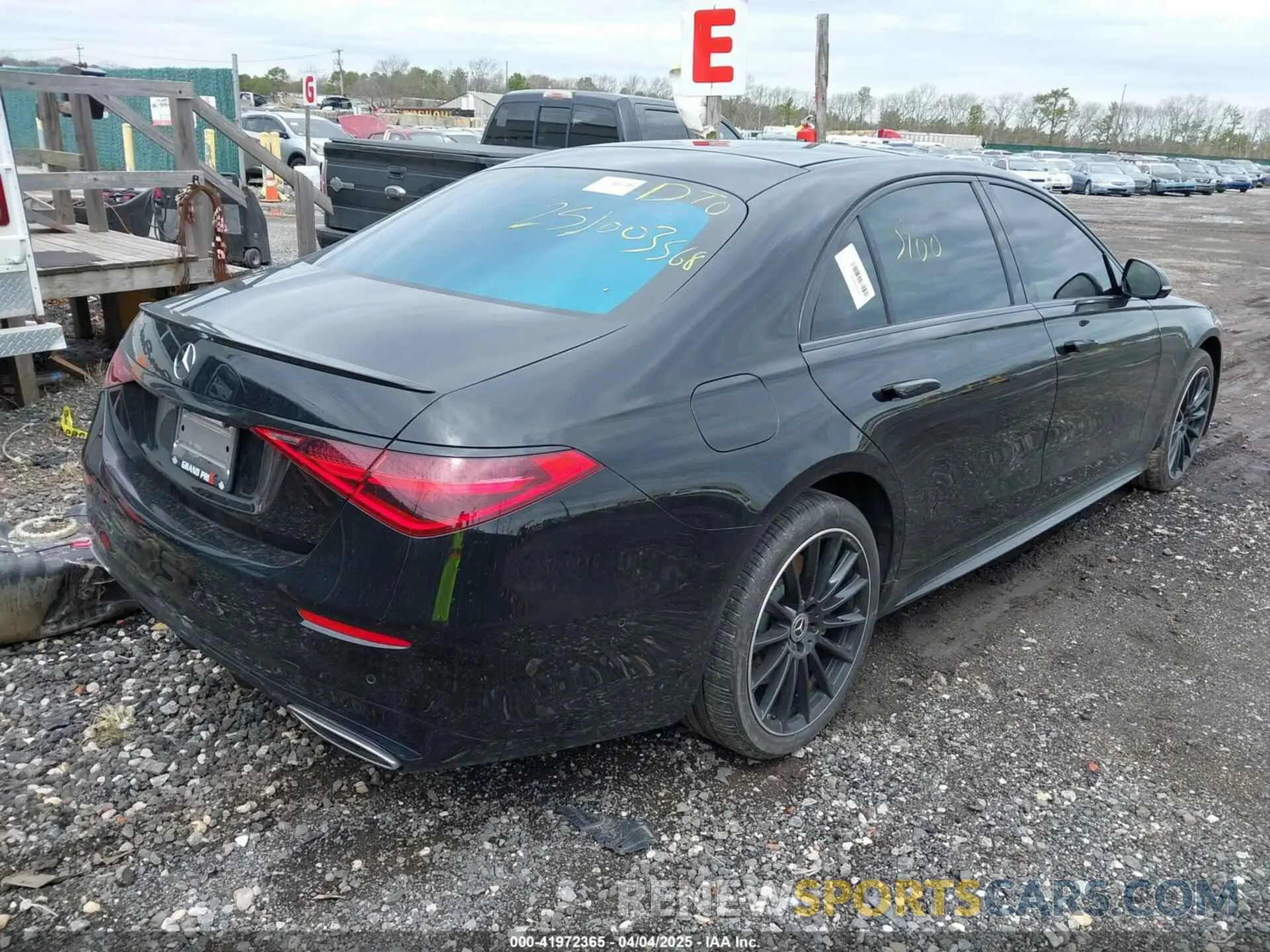 4 fotografías del automóvil dañado W1K6G7GB5NA137951 MERCEDES-BENZ S 580 2022