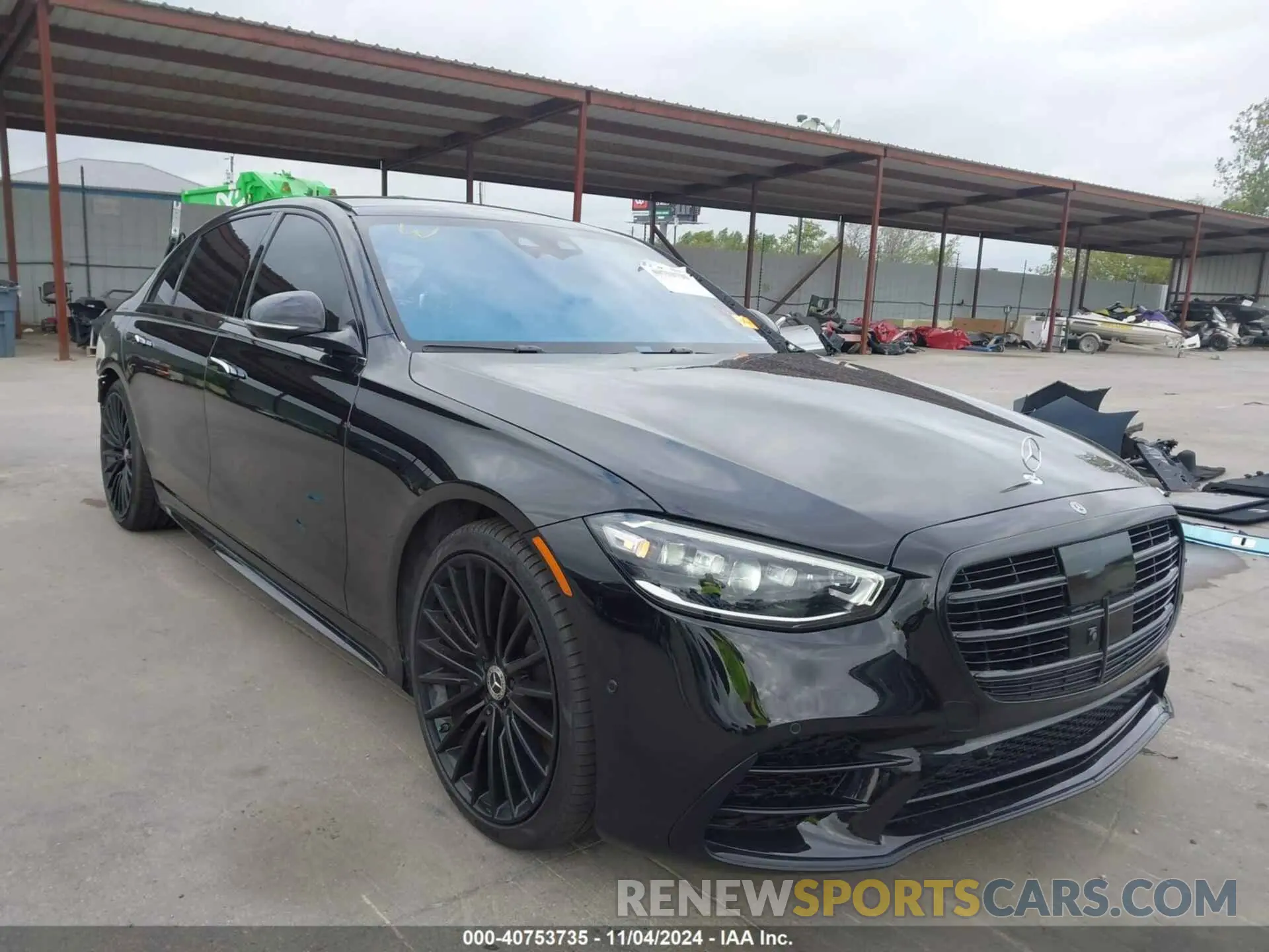 1 fotografías del automóvil dañado W1K6G7GB5NA150070 MERCEDES-BENZ S 580 2022