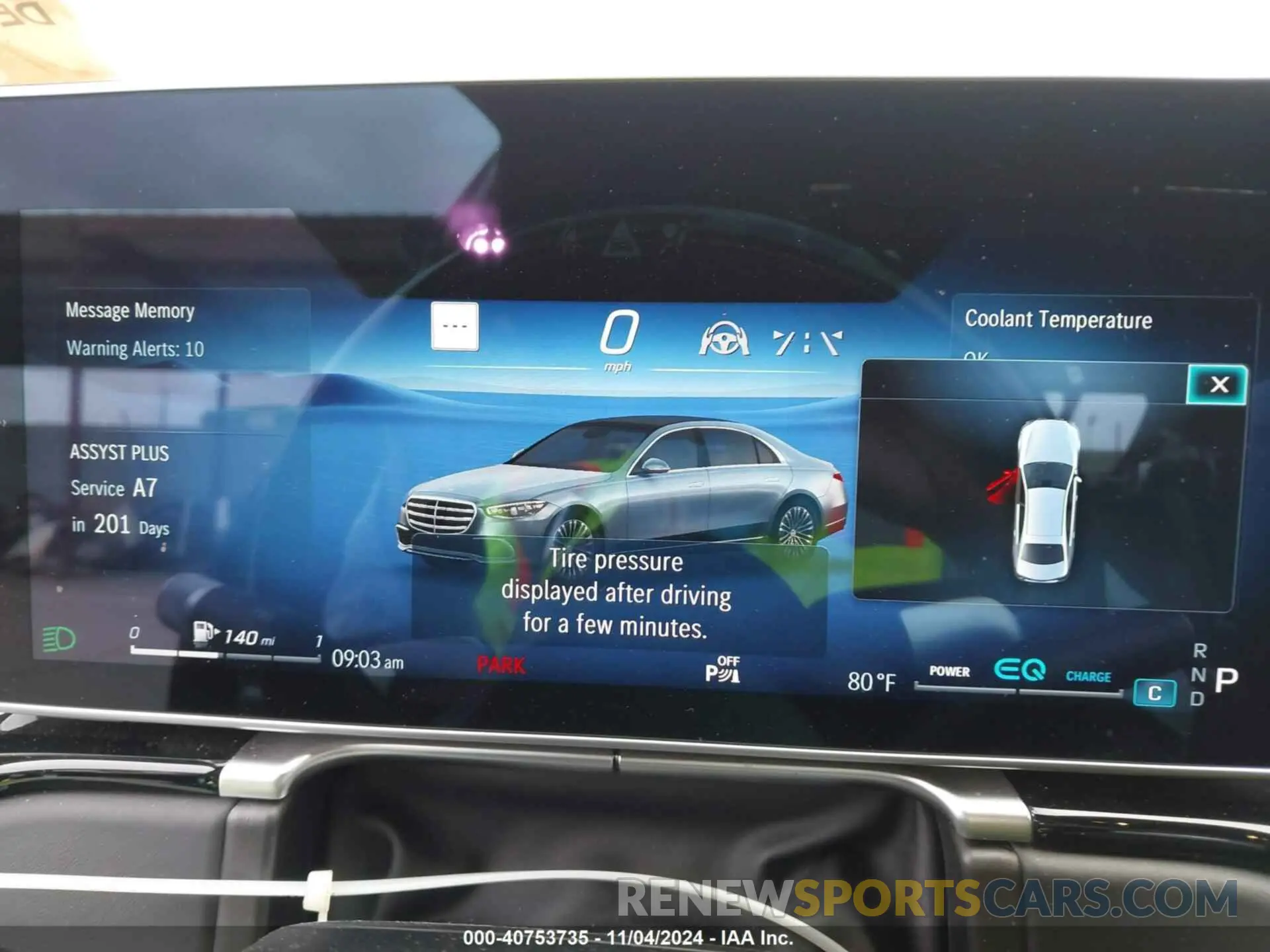 7 fotografías del automóvil dañado W1K6G7GB5NA150070 MERCEDES-BENZ S 580 2022