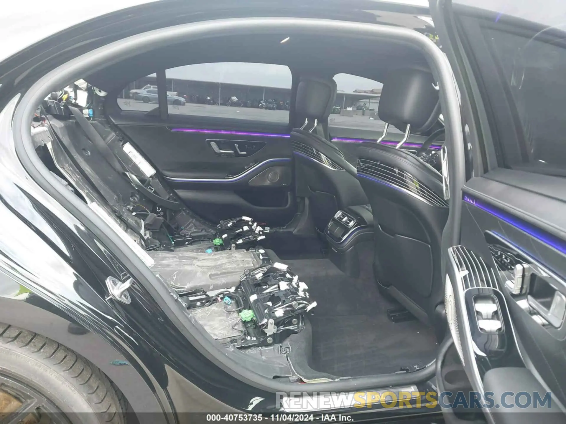 8 fotografías del automóvil dañado W1K6G7GB5NA150070 MERCEDES-BENZ S 580 2022