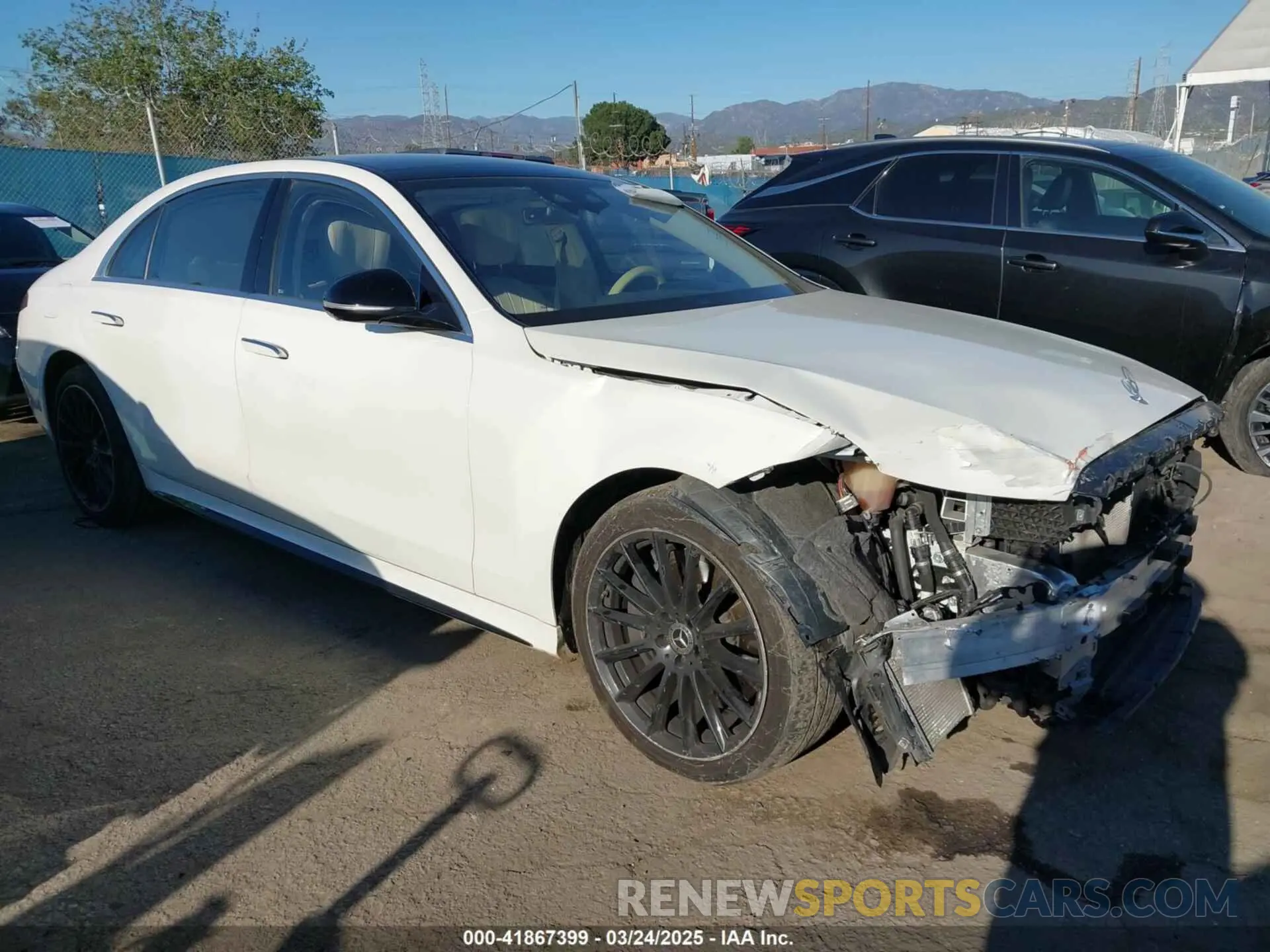 1 fotografías del automóvil dañado W1K6G7GB7NA155903 MERCEDES-BENZ S 580 2022