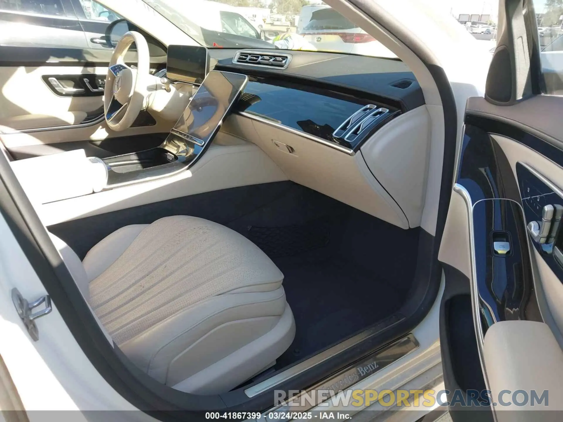 5 fotografías del automóvil dañado W1K6G7GB7NA155903 MERCEDES-BENZ S 580 2022