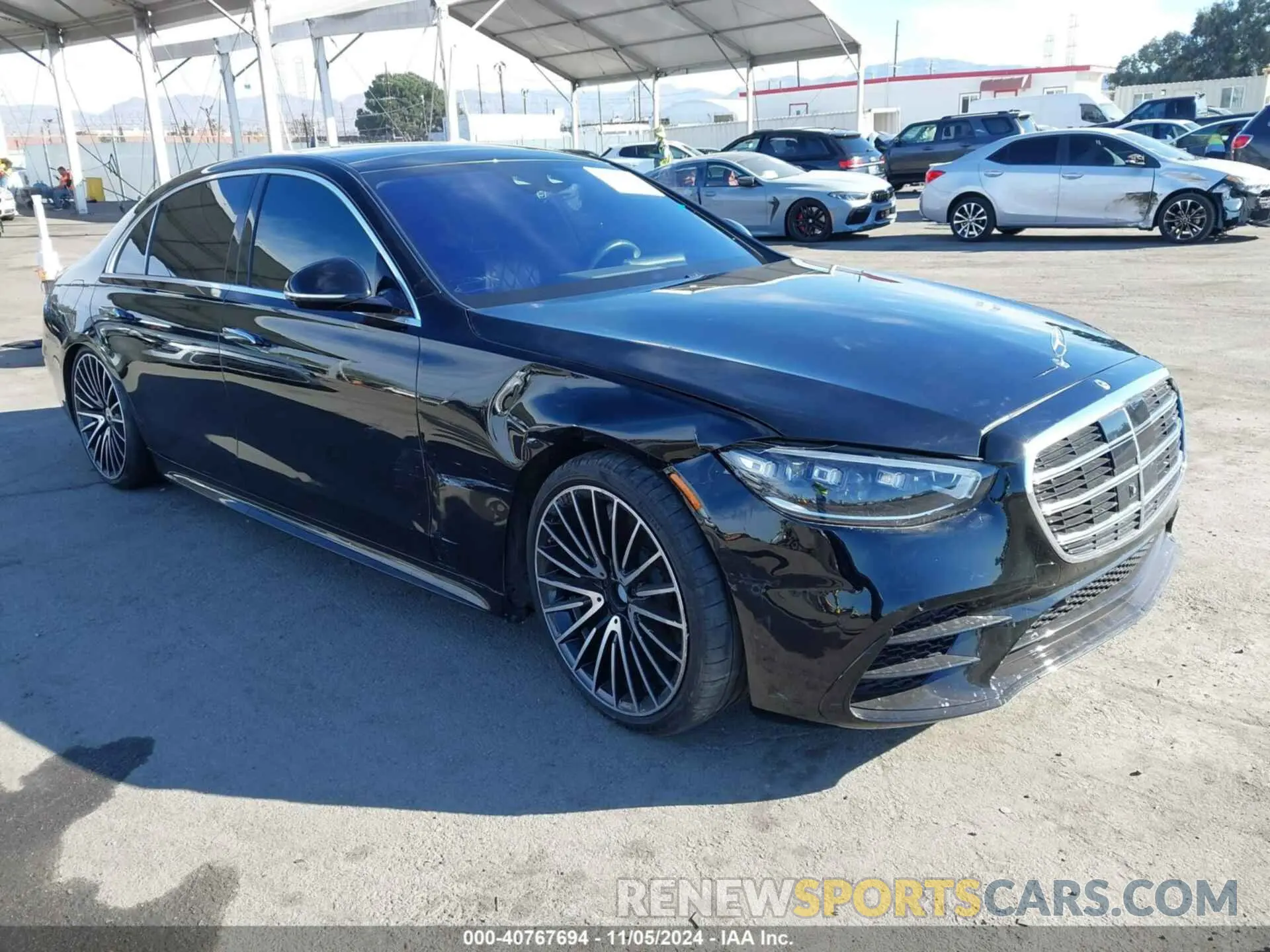 1 fotografías del automóvil dañado W1K6G7GB9NA106024 MERCEDES-BENZ S 580 2022