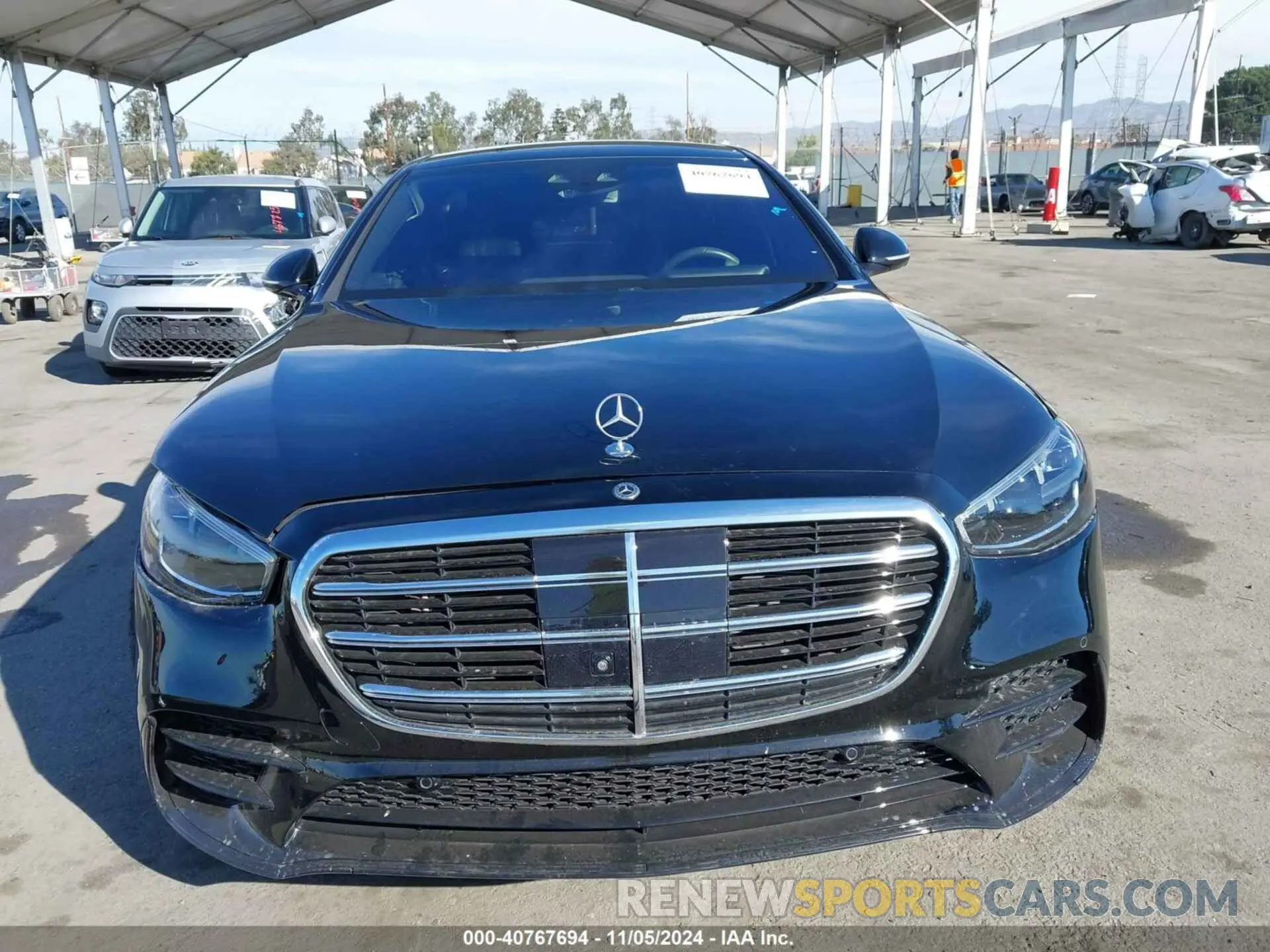 12 fotografías del automóvil dañado W1K6G7GB9NA106024 MERCEDES-BENZ S 580 2022