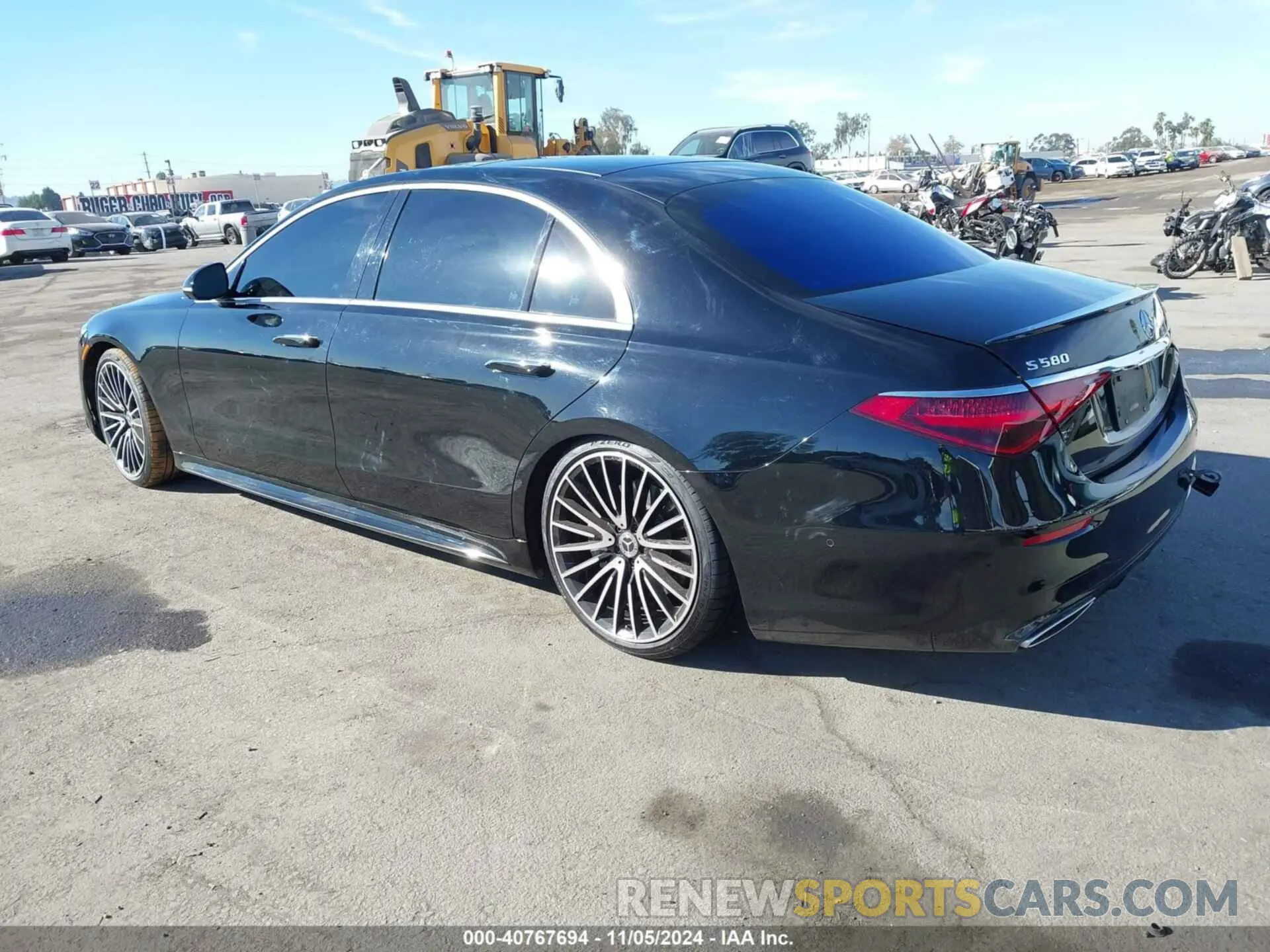 3 fotografías del automóvil dañado W1K6G7GB9NA106024 MERCEDES-BENZ S 580 2022