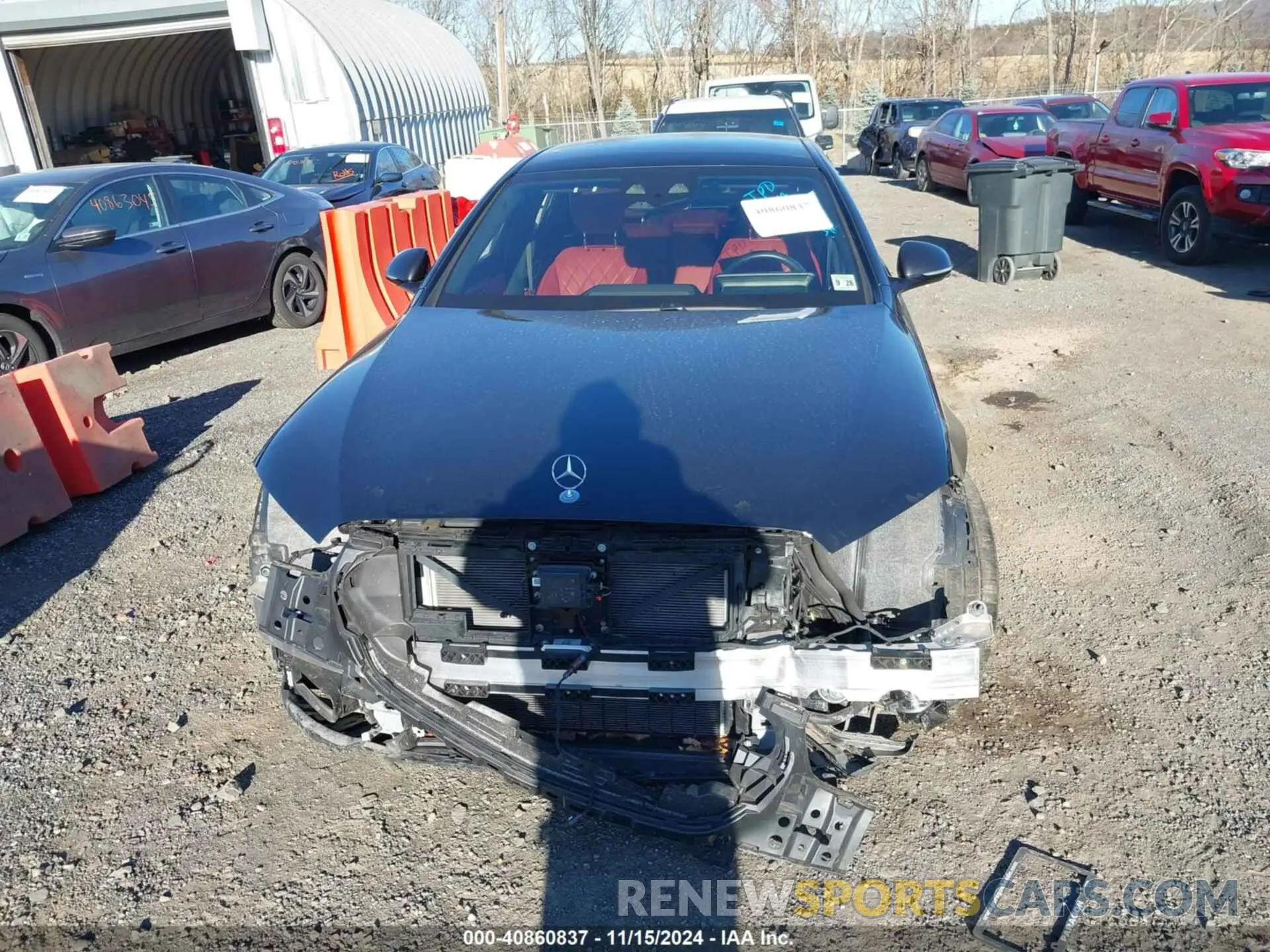12 fotografías del automóvil dañado W1K6G7GB4PA221956 MERCEDES-BENZ S 580 2023