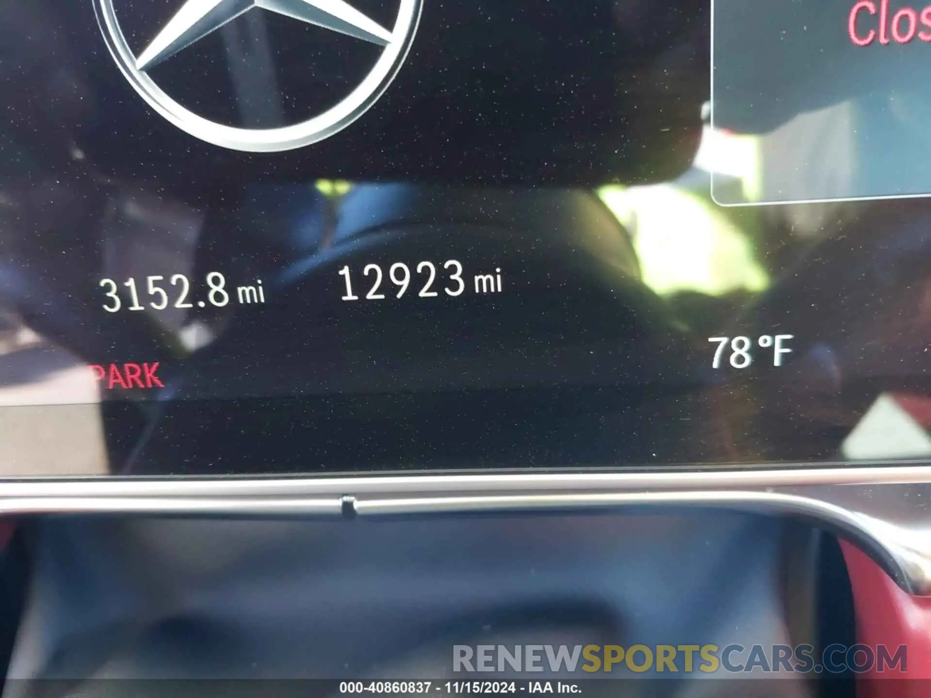 15 fotografías del automóvil dañado W1K6G7GB4PA221956 MERCEDES-BENZ S 580 2023