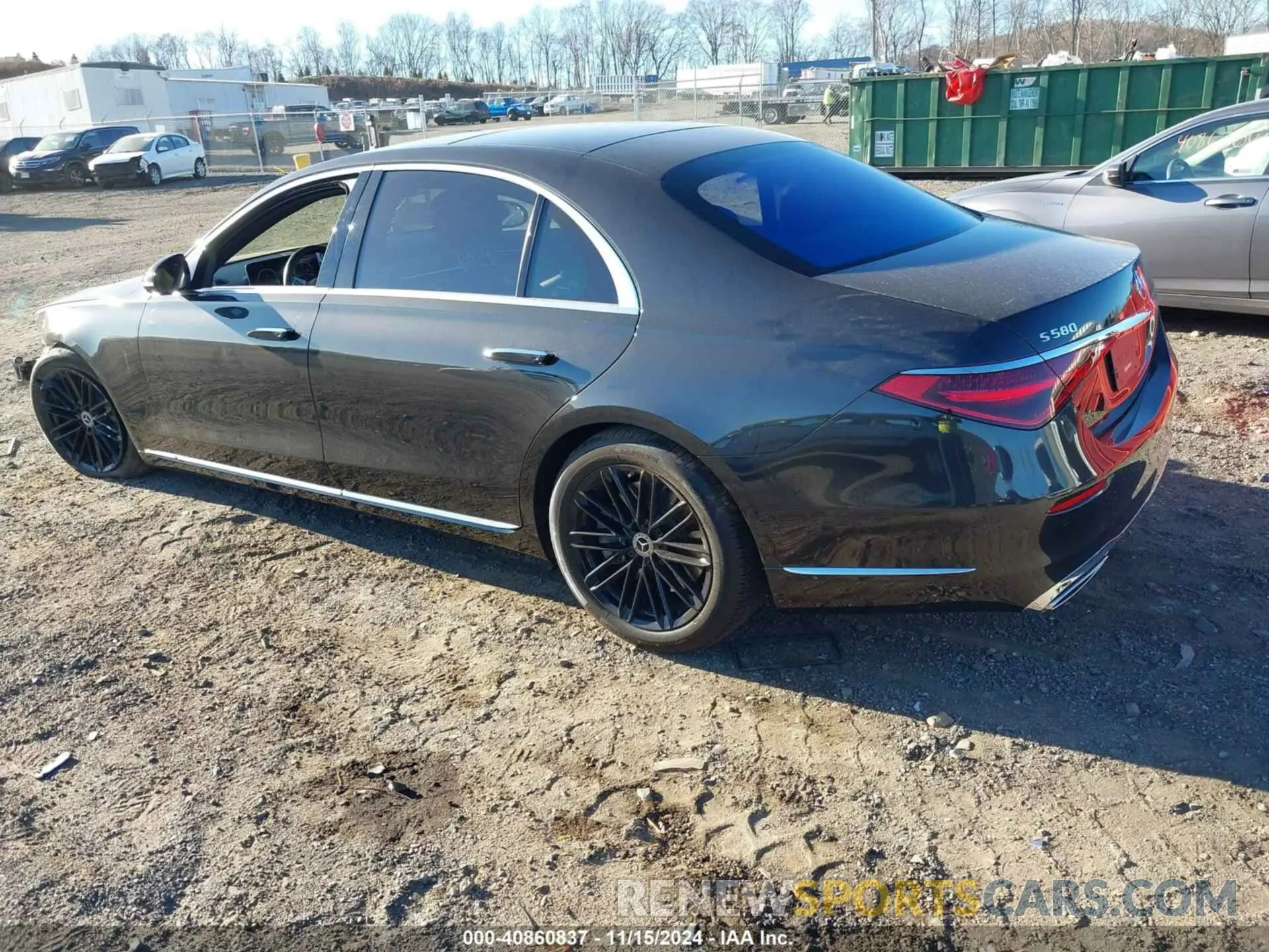 3 fotografías del automóvil dañado W1K6G7GB4PA221956 MERCEDES-BENZ S 580 2023