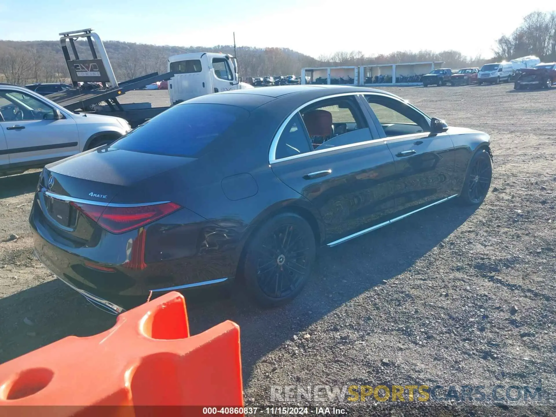 4 fotografías del automóvil dañado W1K6G7GB4PA221956 MERCEDES-BENZ S 580 2023