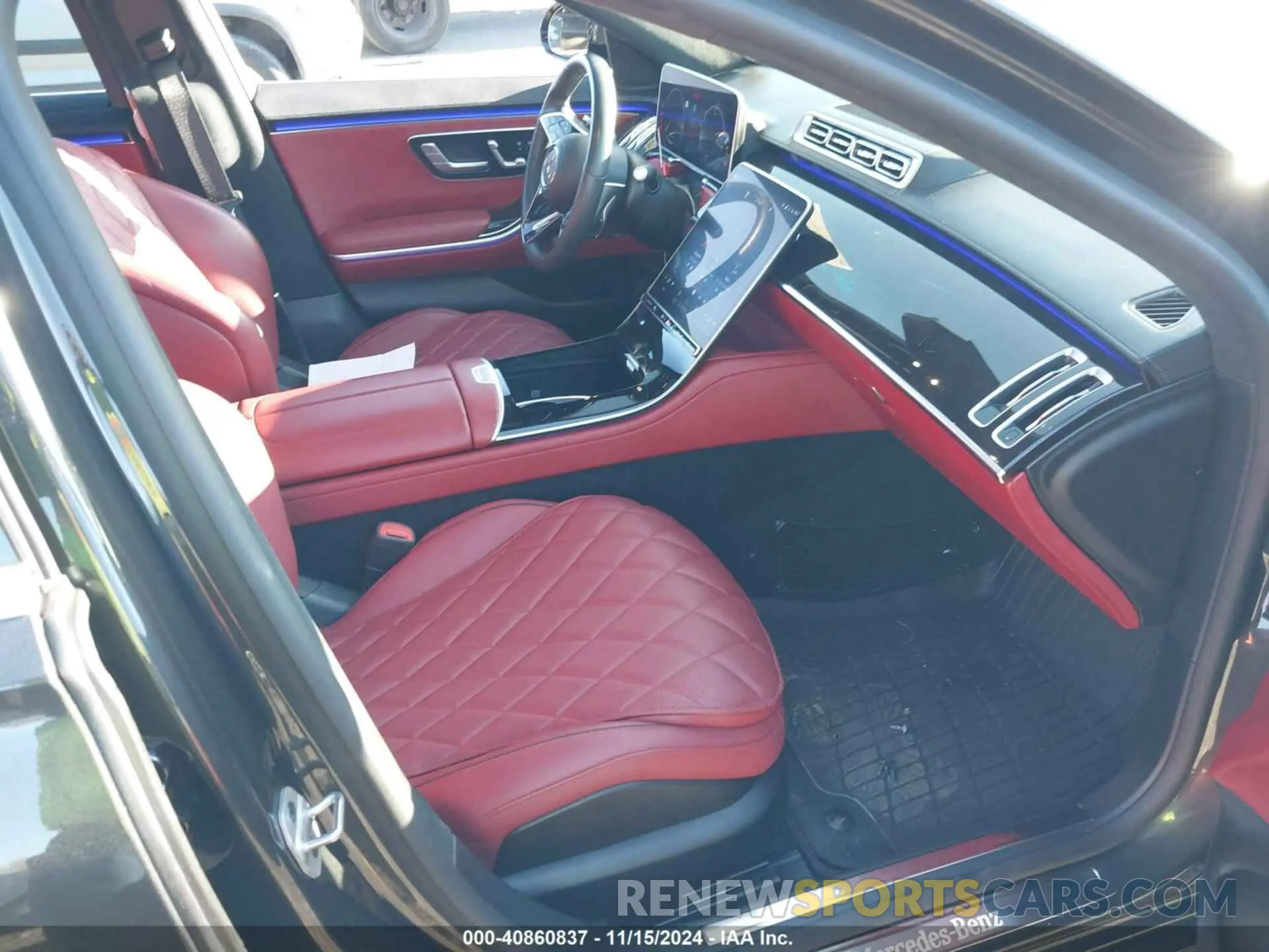 5 fotografías del automóvil dañado W1K6G7GB4PA221956 MERCEDES-BENZ S 580 2023