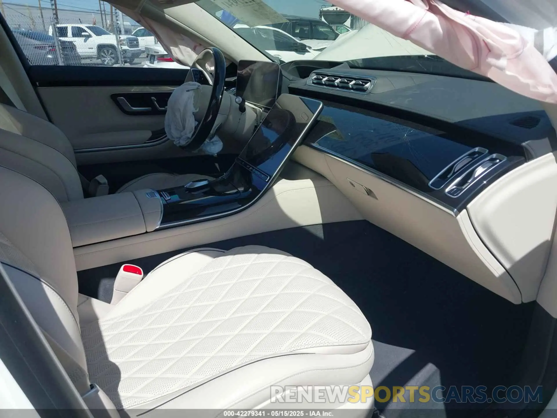 5 fotografías del automóvil dañado W1K6G7GB6PA235373 MERCEDES-BENZ S 580 2023