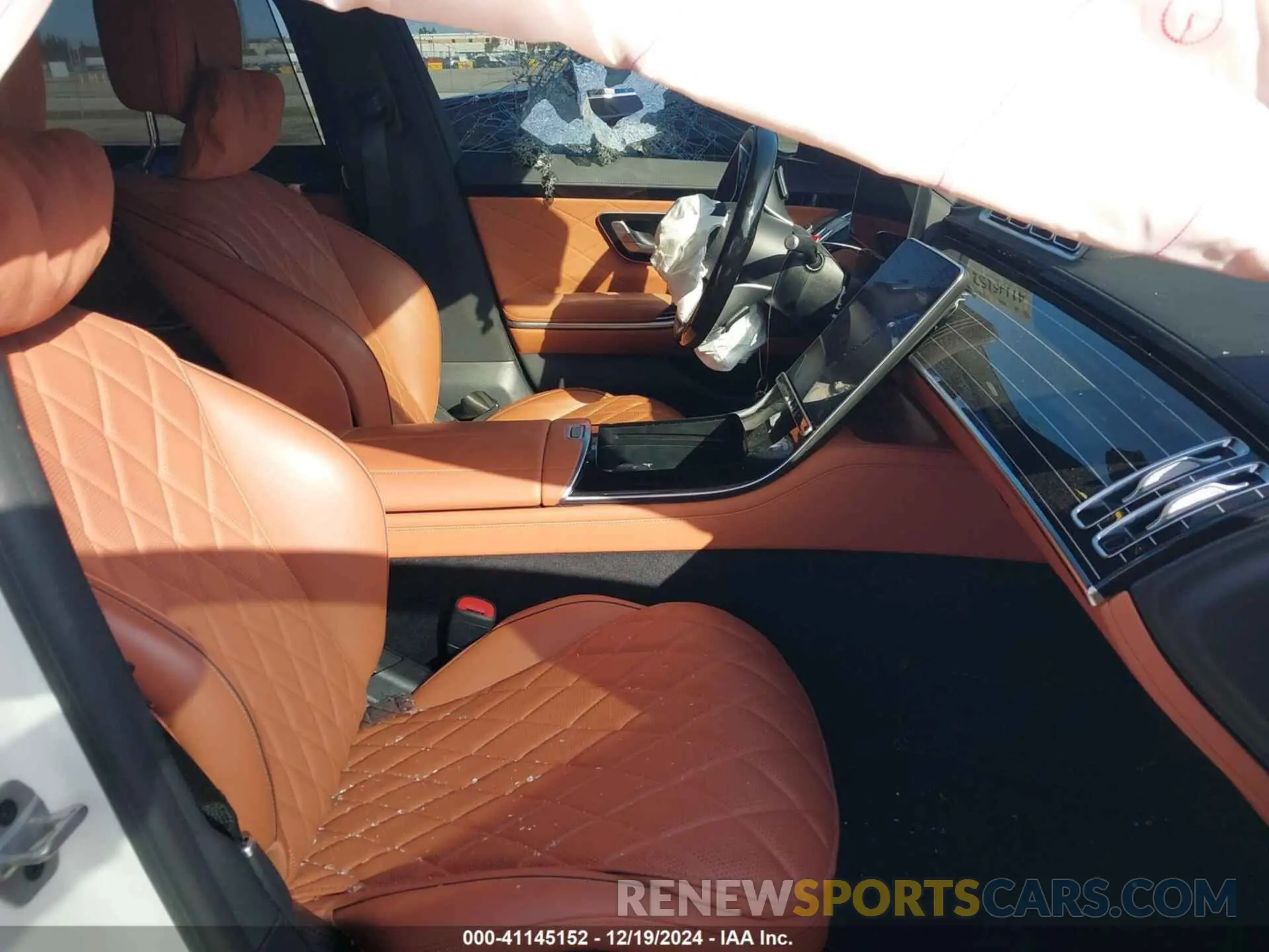 5 fotografías del automóvil dañado W1K6G7GB7PA234863 MERCEDES-BENZ S 580 2023