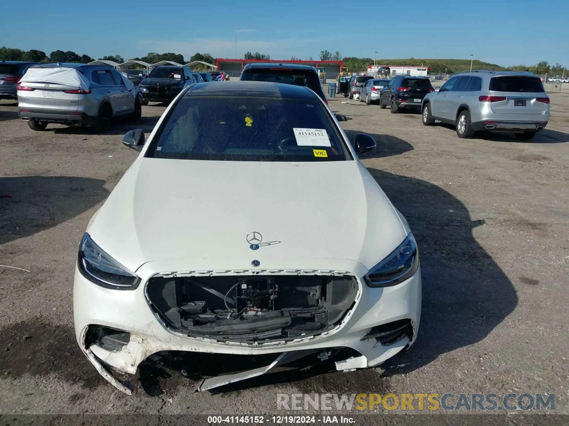 6 fotografías del automóvil dañado W1K6G7GB7PA234863 MERCEDES-BENZ S 580 2023