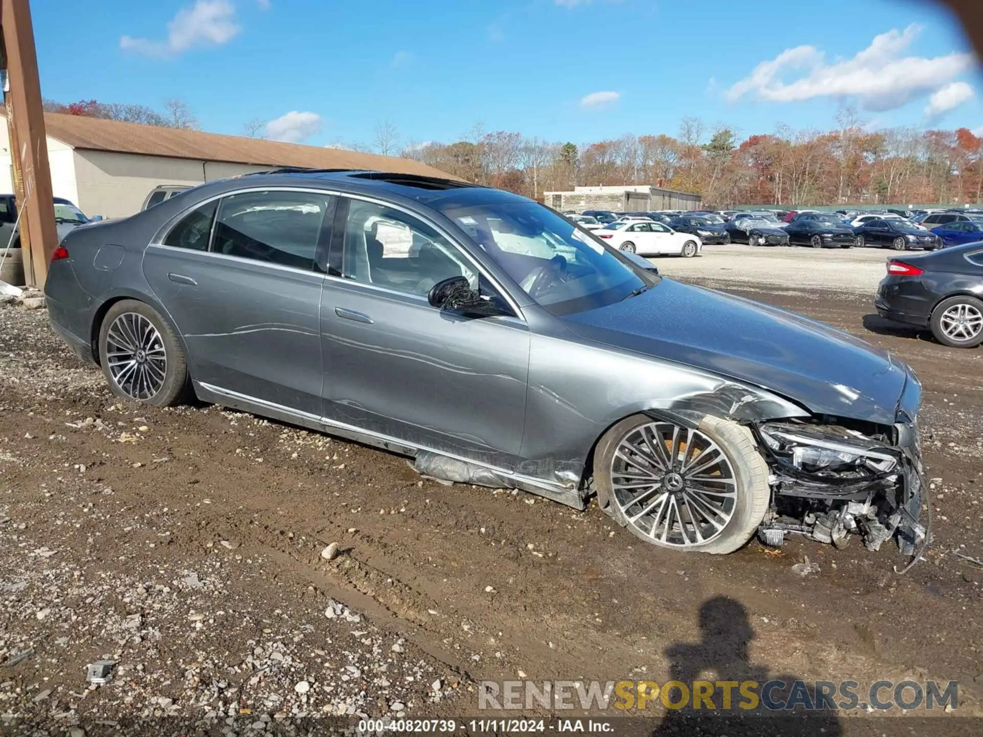 1 fotografías del automóvil dañado W1K6G7GB2RA284766 MERCEDES-BENZ S 580 2024