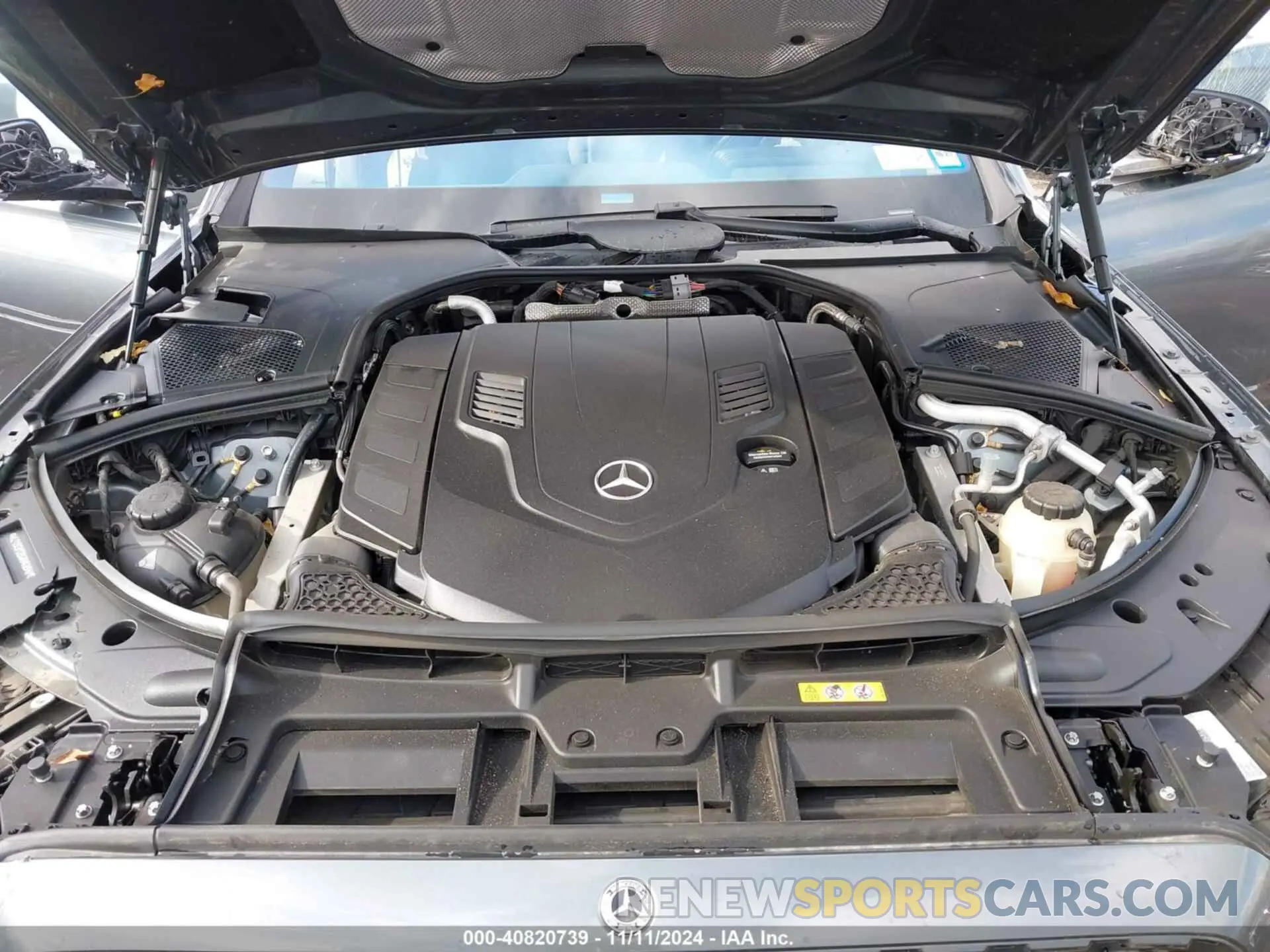 10 fotografías del automóvil dañado W1K6G7GB2RA284766 MERCEDES-BENZ S 580 2024