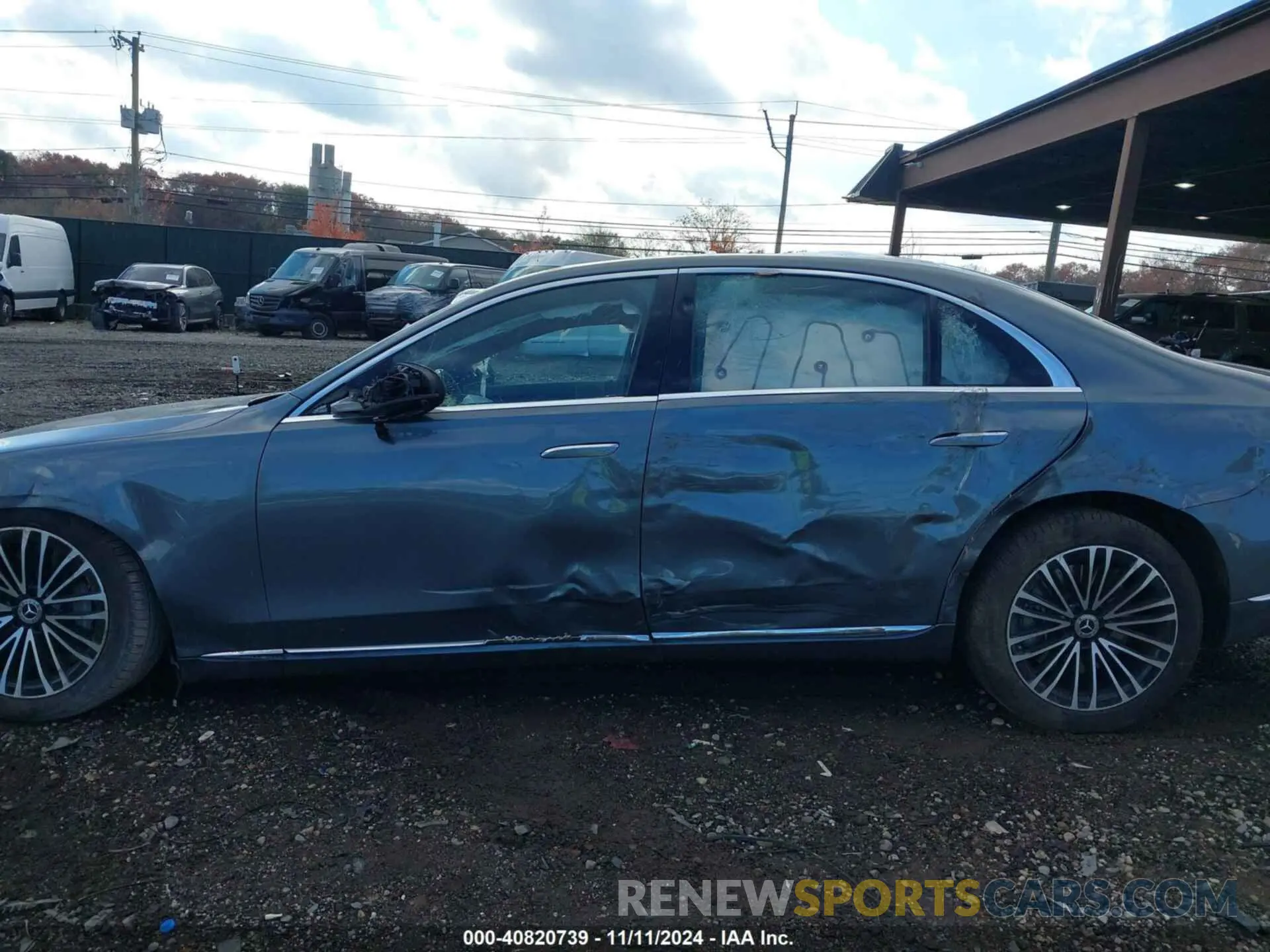 13 fotografías del automóvil dañado W1K6G7GB2RA284766 MERCEDES-BENZ S 580 2024
