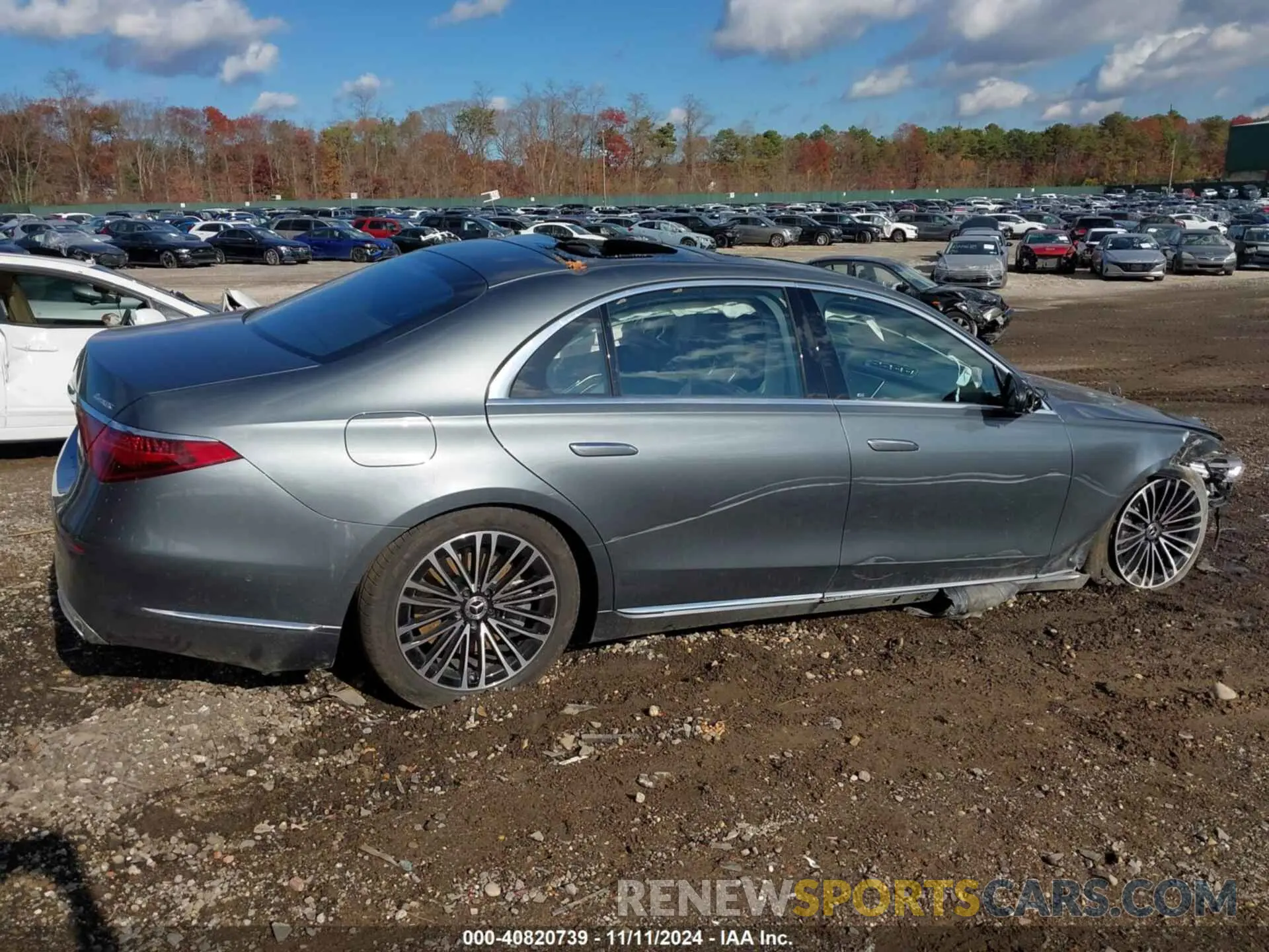 4 fotografías del automóvil dañado W1K6G7GB2RA284766 MERCEDES-BENZ S 580 2024