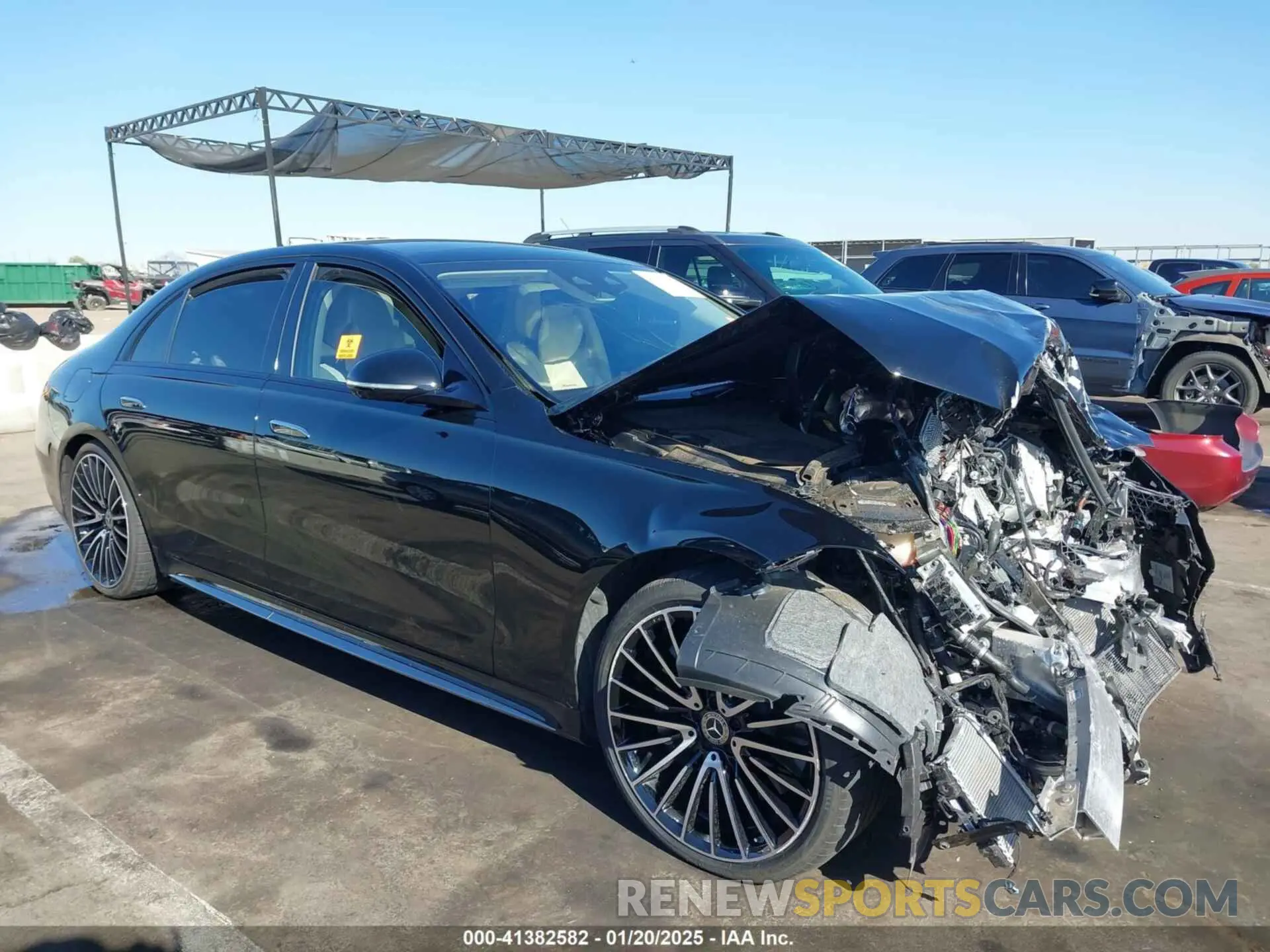 1 fotografías del automóvil dañado W1K6G7GB4RA274031 MERCEDES-BENZ S 580 2024