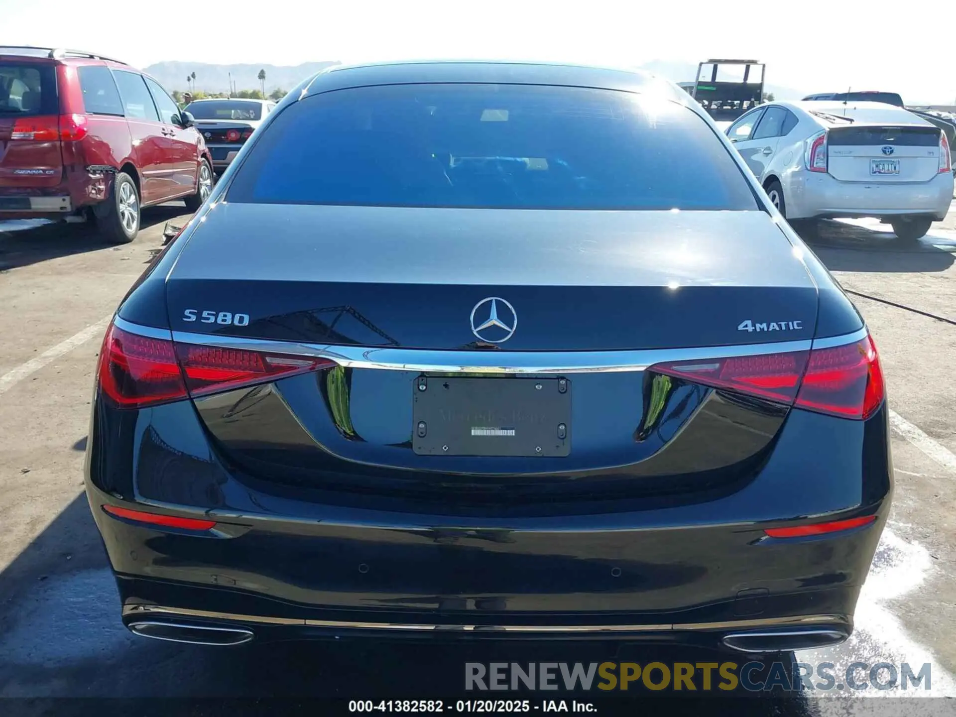 15 fotografías del automóvil dañado W1K6G7GB4RA274031 MERCEDES-BENZ S 580 2024