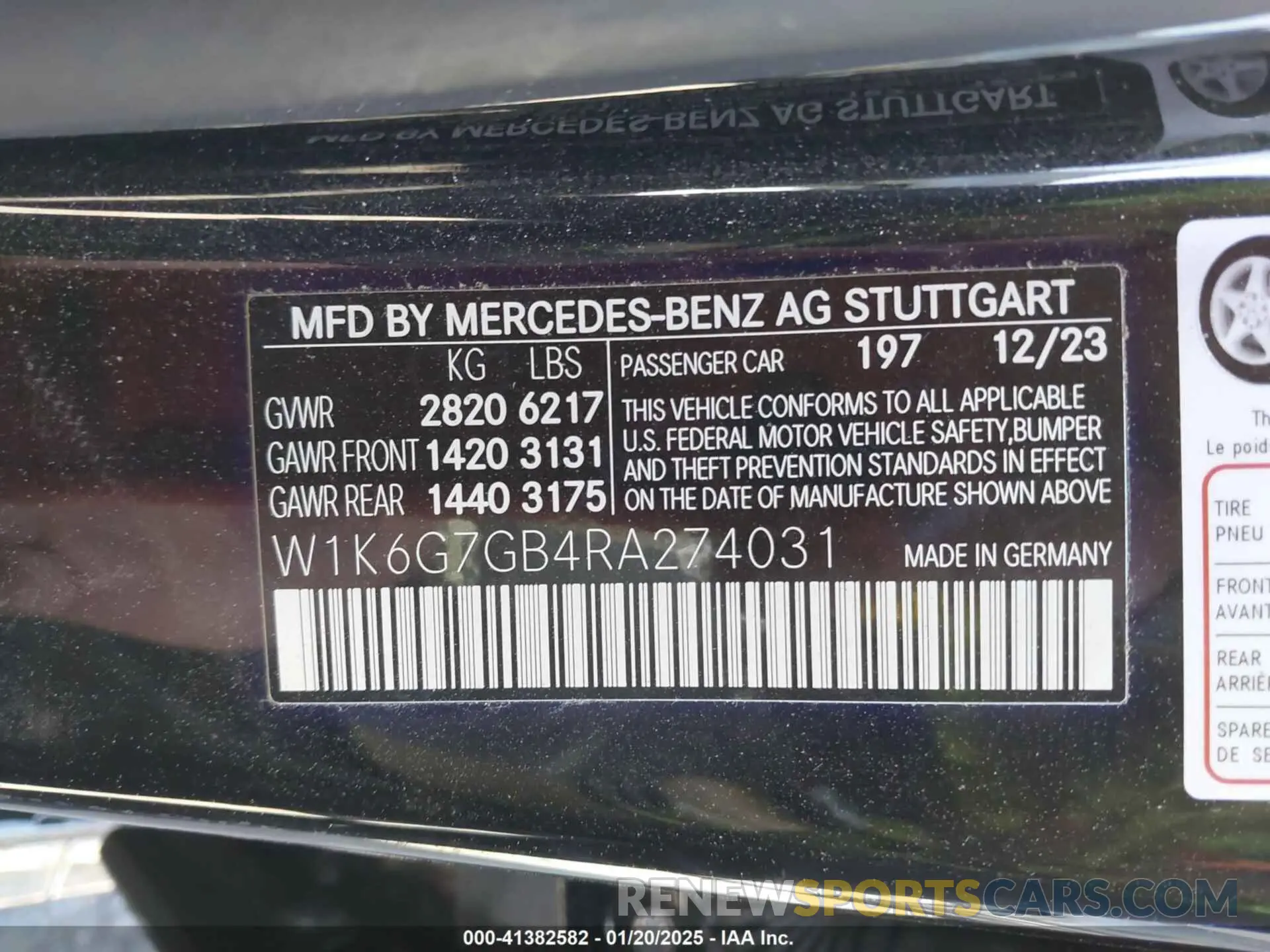 9 fotografías del automóvil dañado W1K6G7GB4RA274031 MERCEDES-BENZ S 580 2024