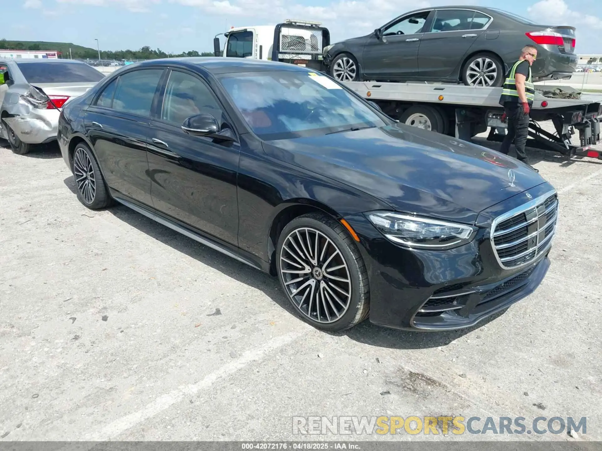 1 fotografías del automóvil dañado W1K6G7GB4RA304144 MERCEDES-BENZ S 580 2024