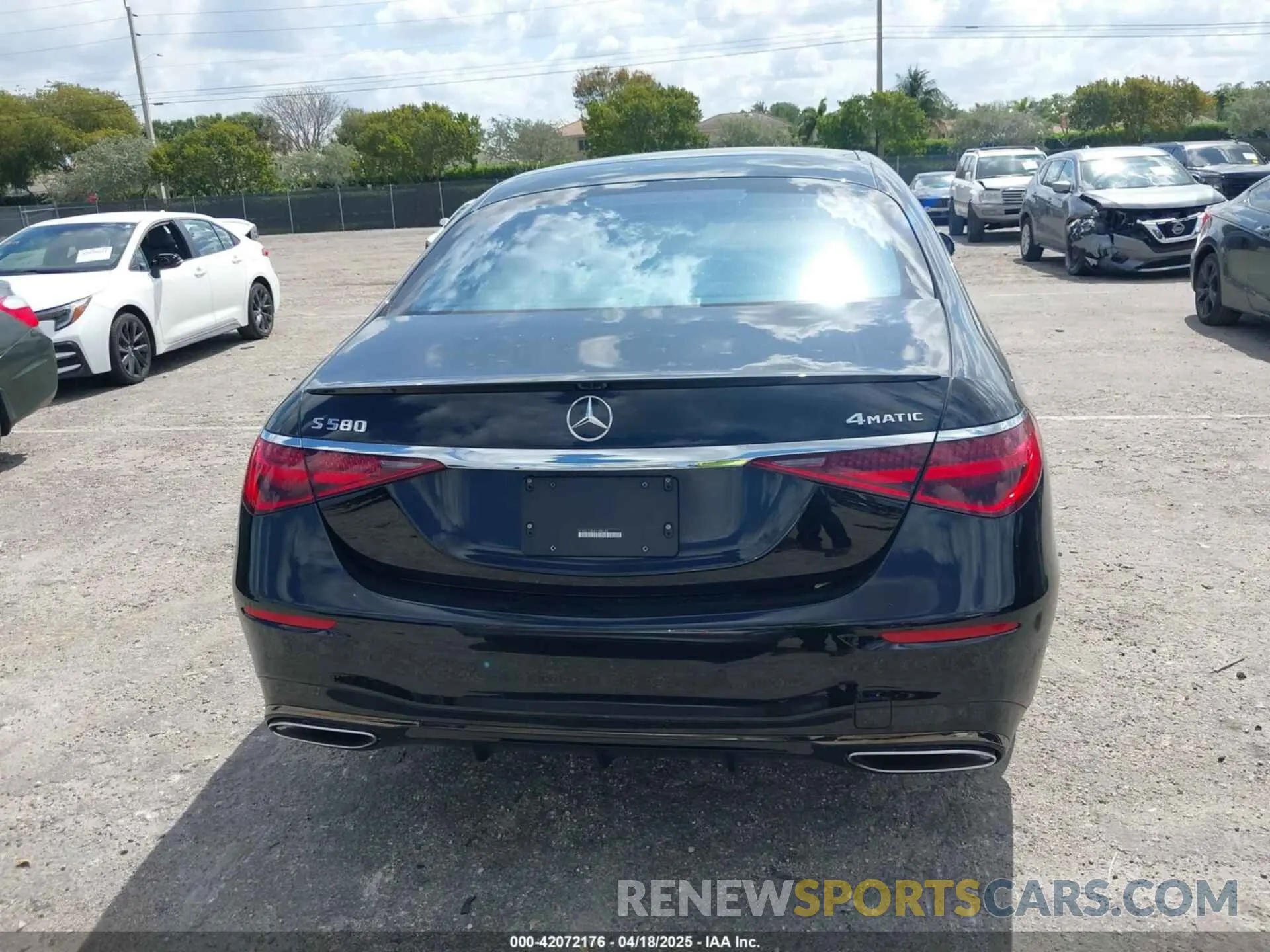 17 fotografías del automóvil dañado W1K6G7GB4RA304144 MERCEDES-BENZ S 580 2024