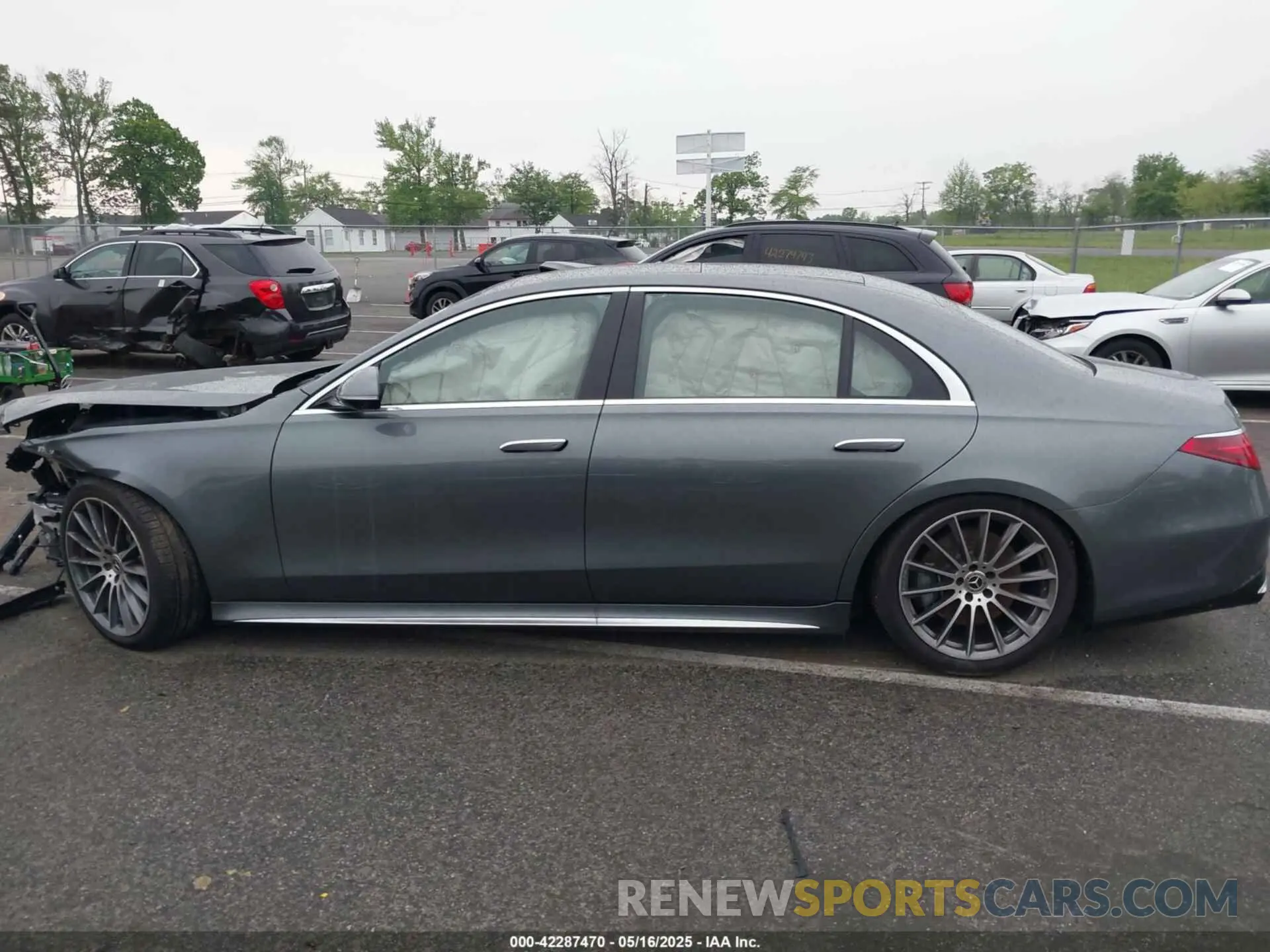 14 fotografías del automóvil dañado W1K6G7GBXRA269738 MERCEDES-BENZ S 580 2024