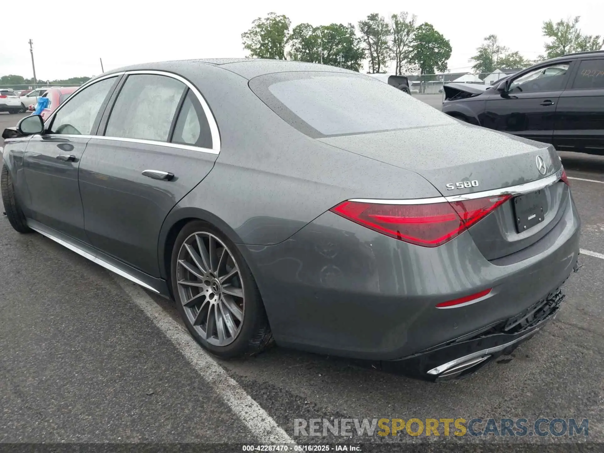 3 fotografías del automóvil dañado W1K6G7GBXRA269738 MERCEDES-BENZ S 580 2024