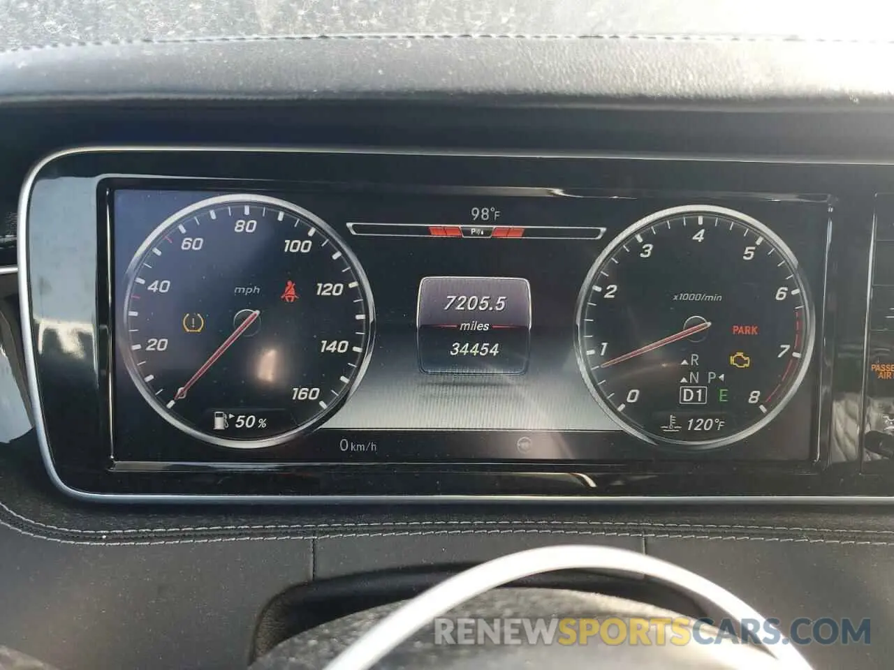 9 fotografías del automóvil dañado WDDXK8CB6HA020902 MERCEDES-BENZ S-CLASS 2017