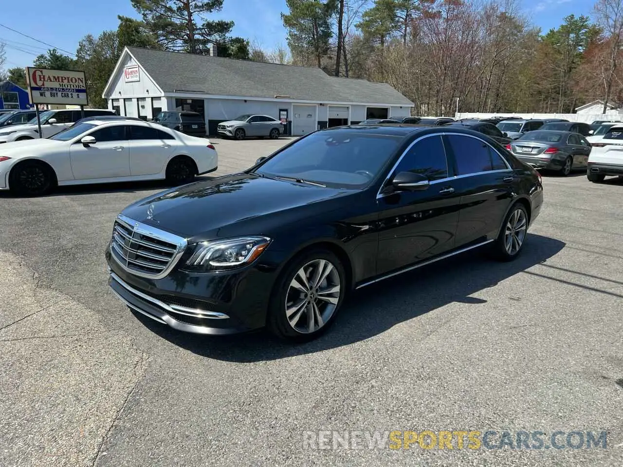 2 fotografías del automóvil dañado WDDUG6EB0KA482742 MERCEDES-BENZ S-CLASS 2019