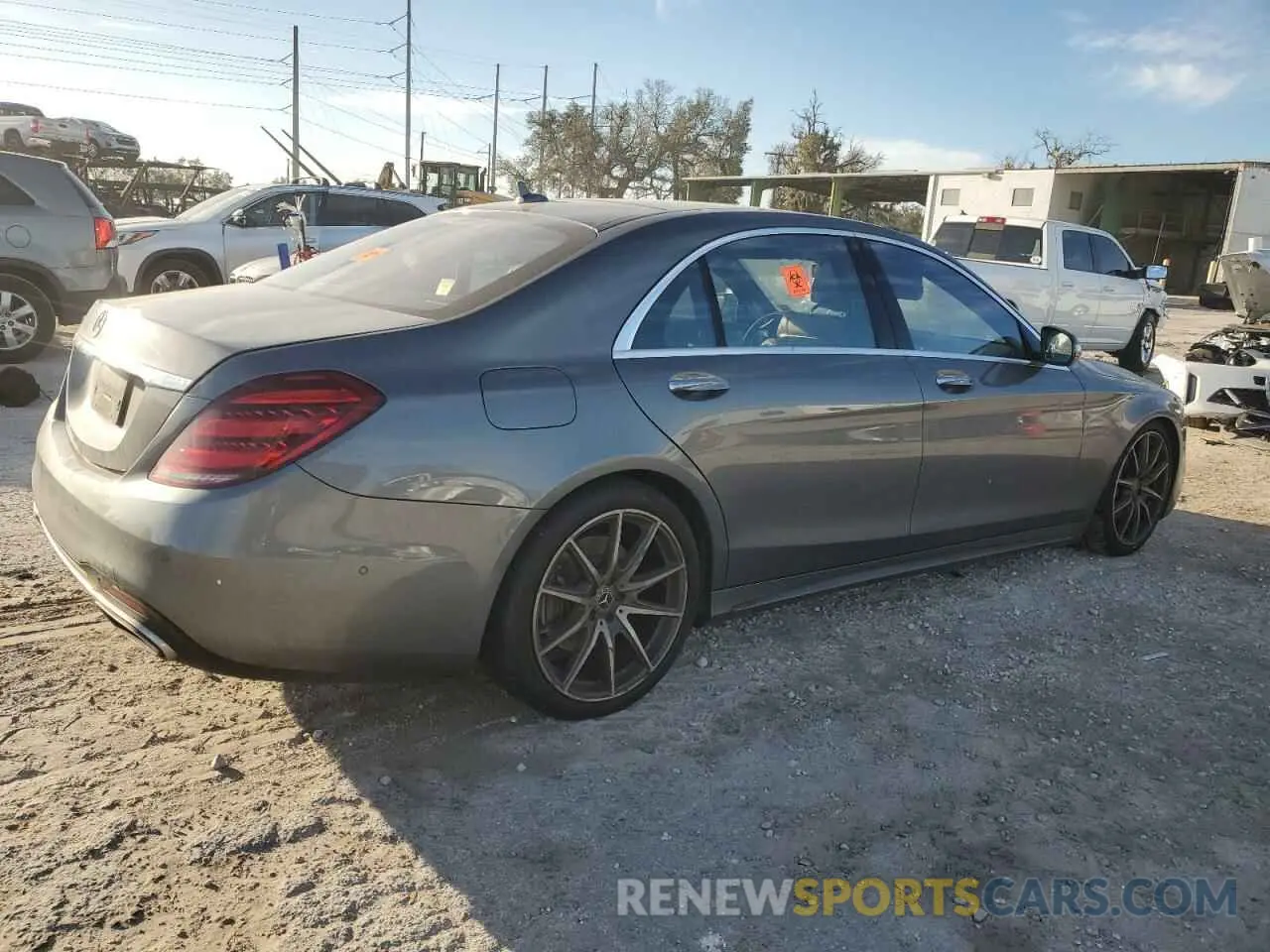 3 fotografías del automóvil dañado WDDUG6GB7KA453106 MERCEDES-BENZ S-CLASS 2019