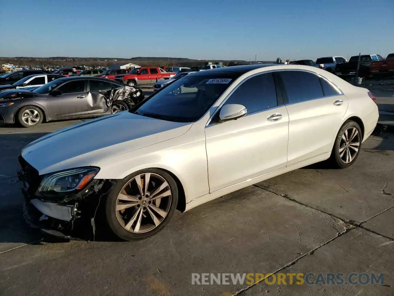 1 fotografías del automóvil dañado WDDUG6GB8KA475762 MERCEDES-BENZ S-CLASS 2019