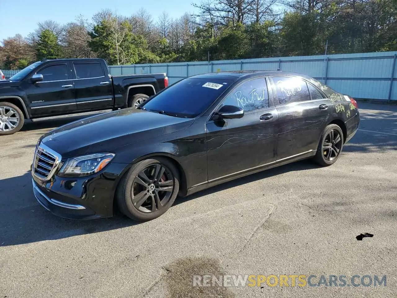 1 fotografías del automóvil dañado WDDUG86B9KA462384 MERCEDES-BENZ S-CLASS 2019