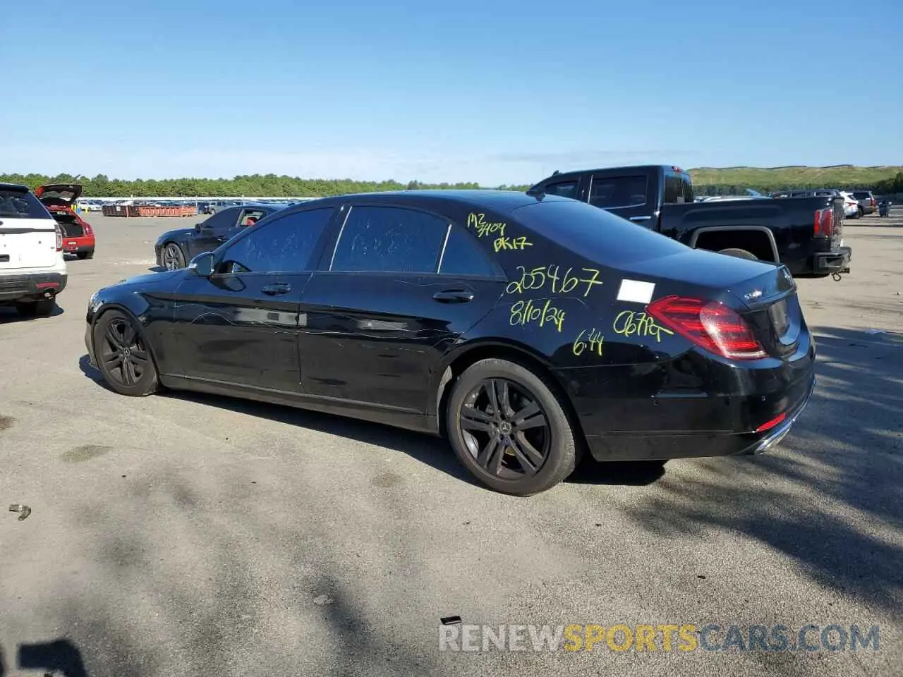 2 fotografías del automóvil dañado WDDUG86B9KA462384 MERCEDES-BENZ S-CLASS 2019