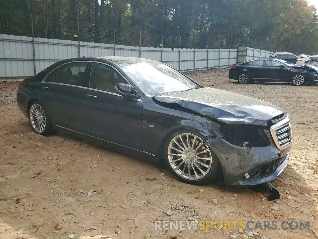4 fotografías del automóvil dañado WDDUG8DB2KA428453 MERCEDES-BENZ S-CLASS 2019