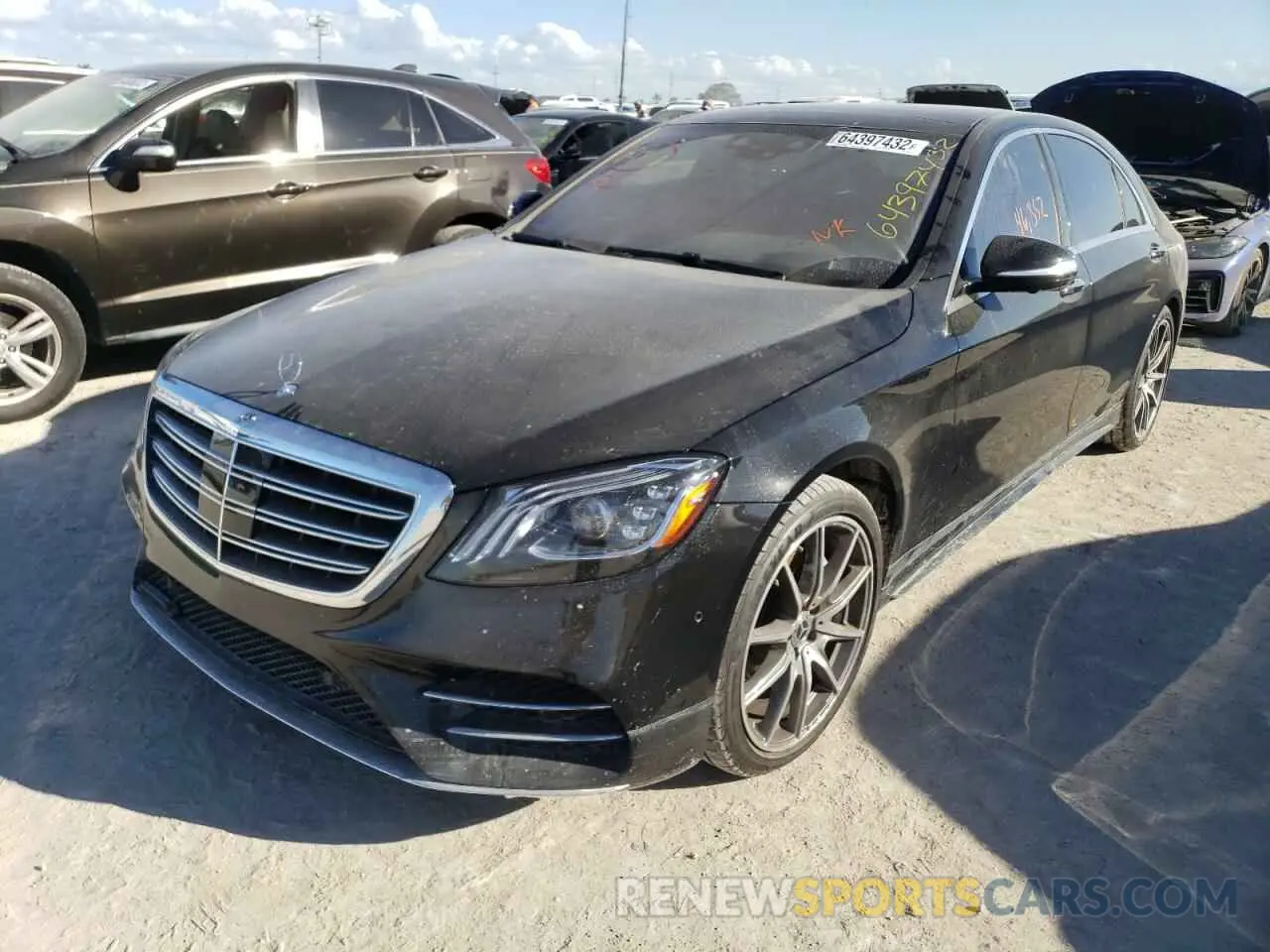 2 fotografías del automóvil dañado WDDUG8DB2KA488913 MERCEDES-BENZ S-CLASS 2019