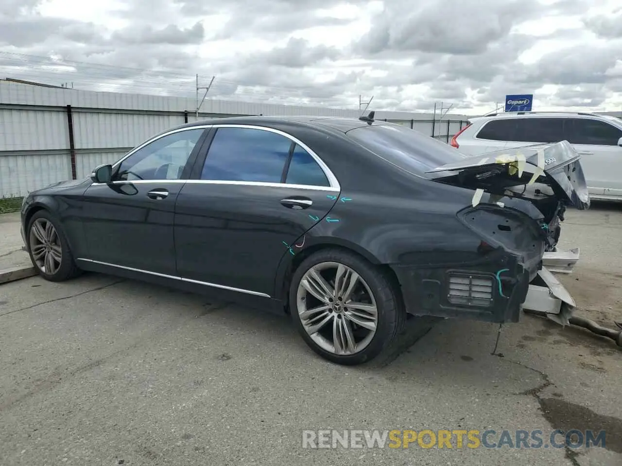 2 fotografías del automóvil dañado WDDUG8DB5KA474794 MERCEDES-BENZ S-CLASS 2019