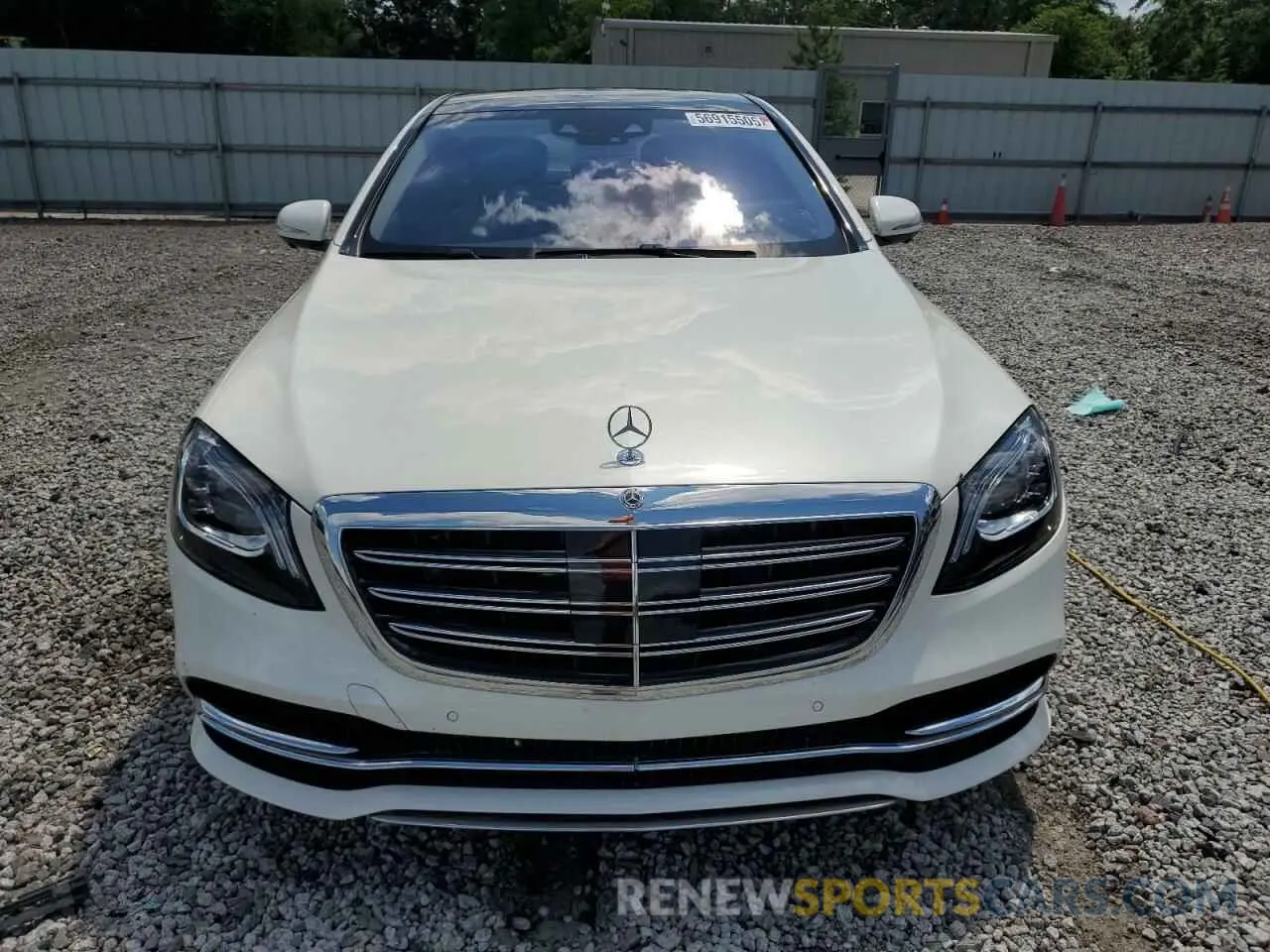 5 fotografías del automóvil dañado WDDUG8DB5KA491451 MERCEDES-BENZ S-CLASS 2019
