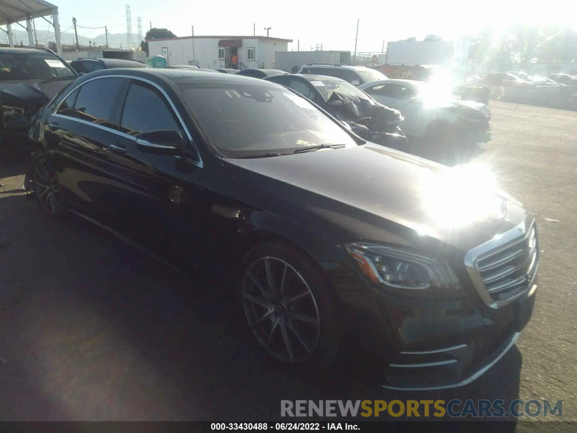 1 fotografías del automóvil dañado WDDUG8DB9KA486317 MERCEDES-BENZ S-CLASS 2019