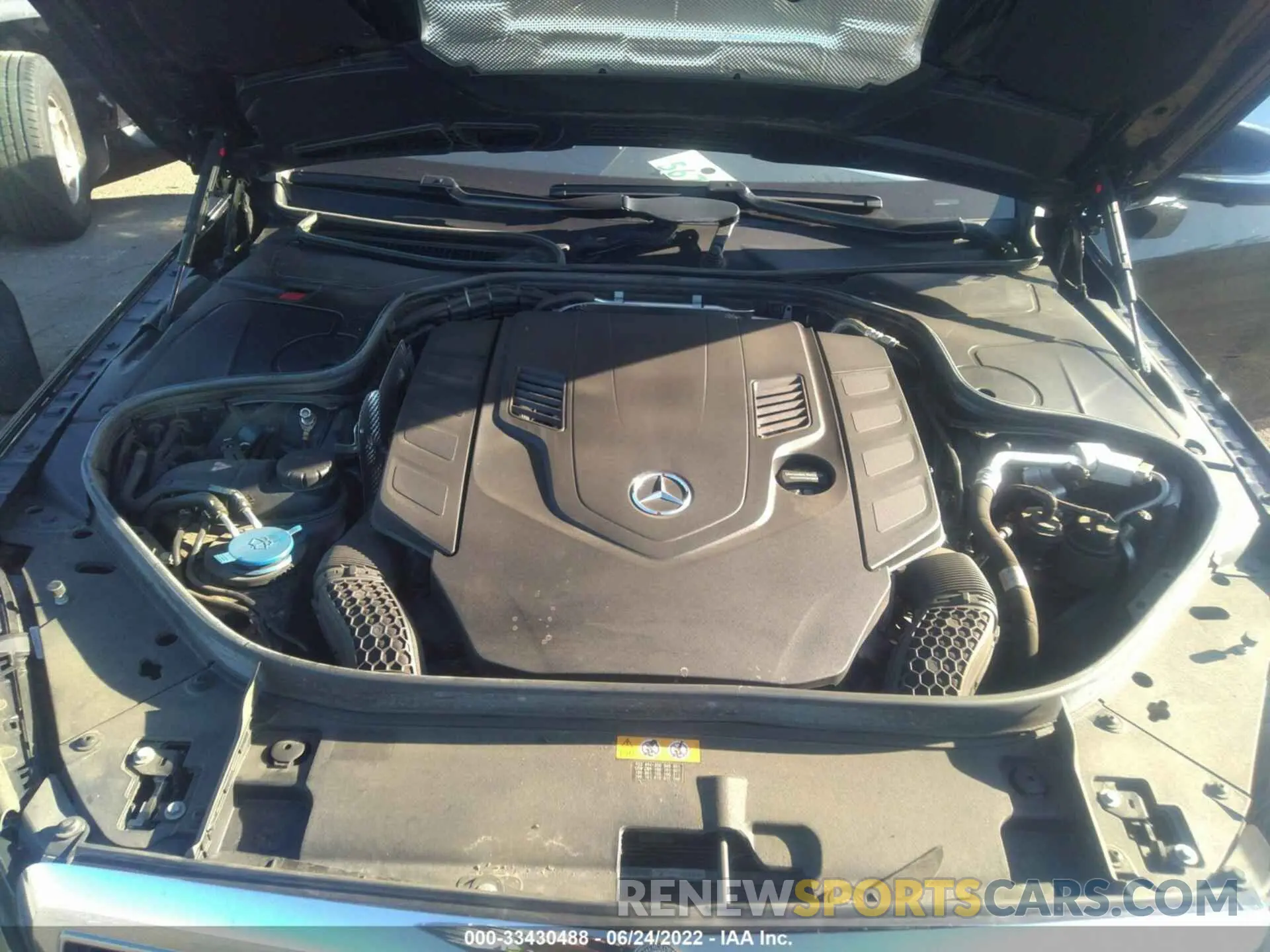 10 fotografías del automóvil dañado WDDUG8DB9KA486317 MERCEDES-BENZ S-CLASS 2019